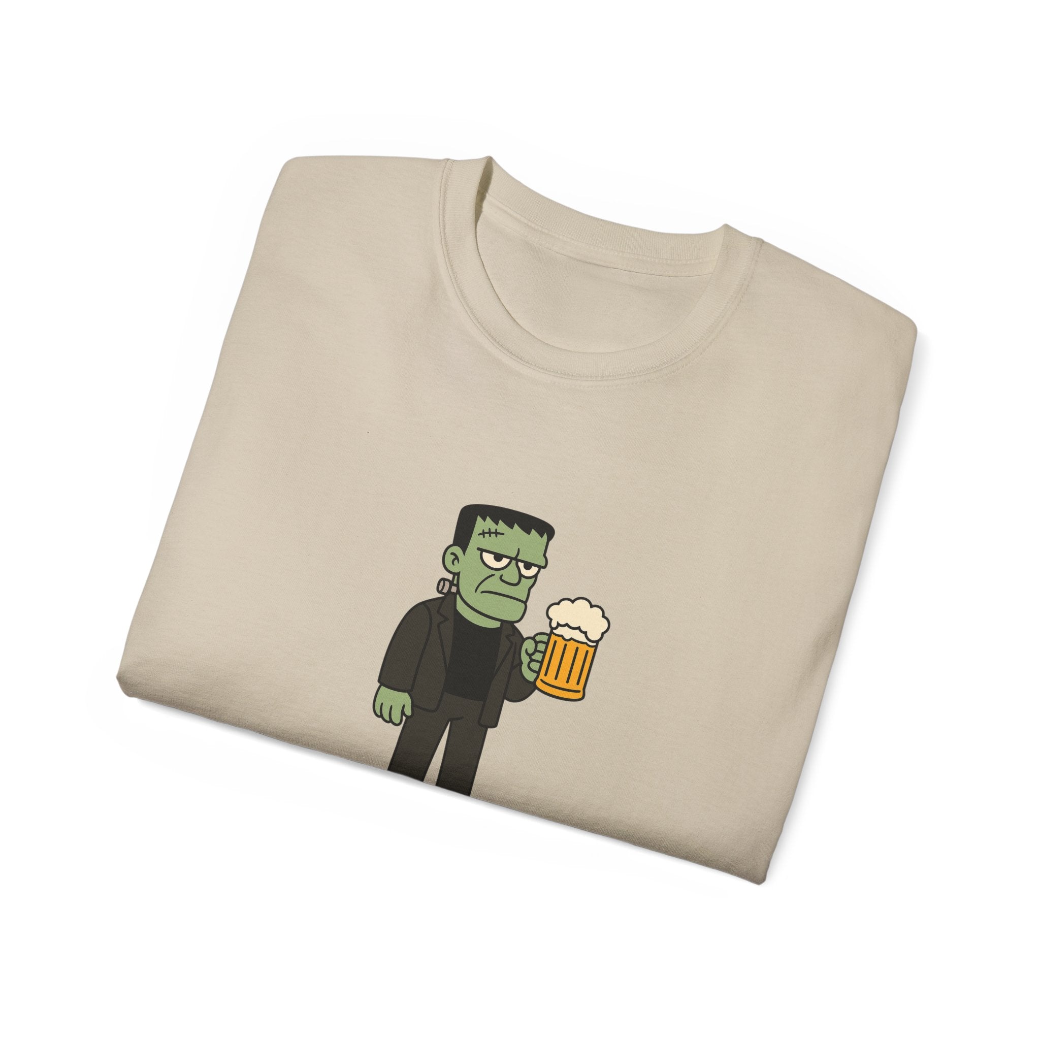 Monster with Beer Unisex Tee