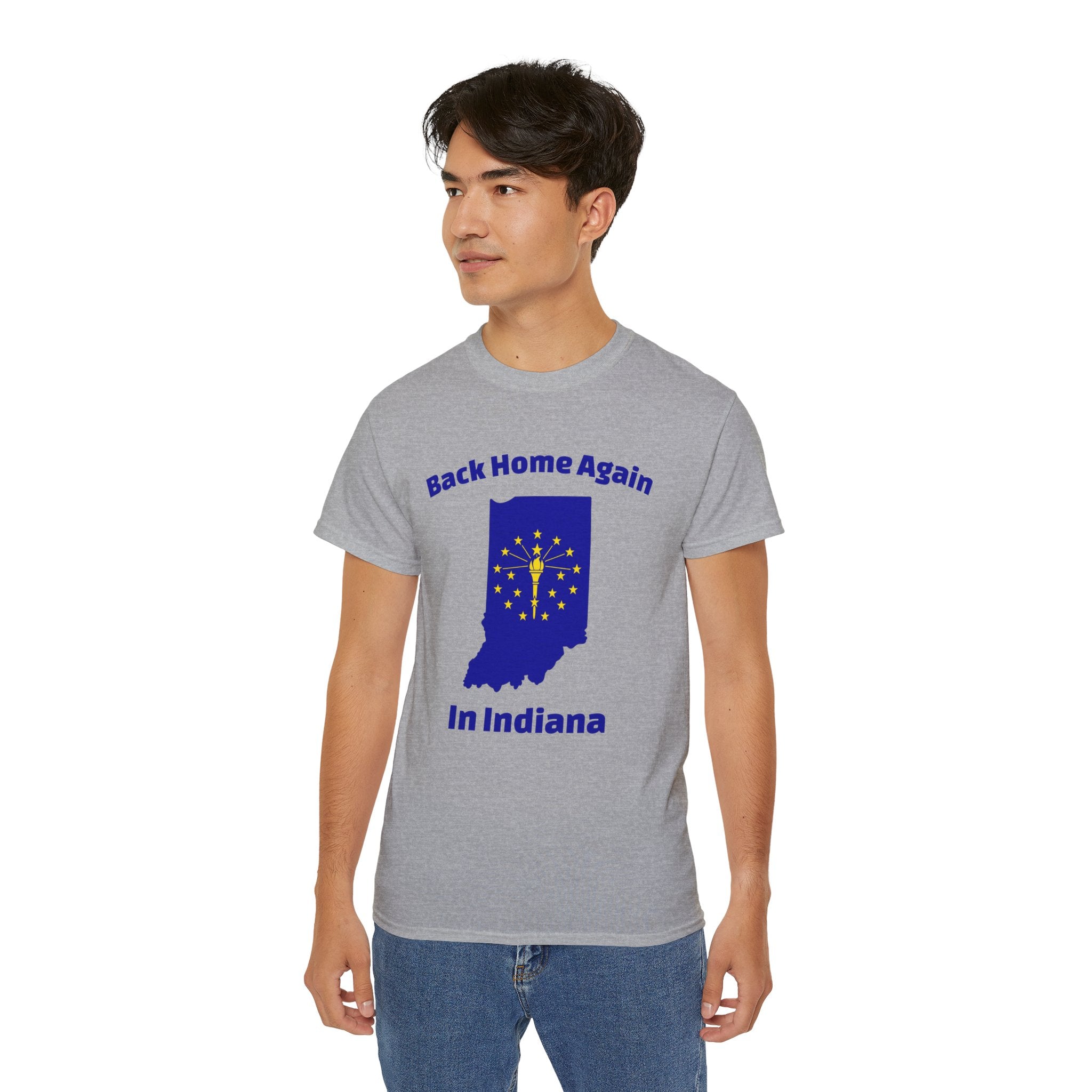 Back Home Again Indiana Unisex Tee