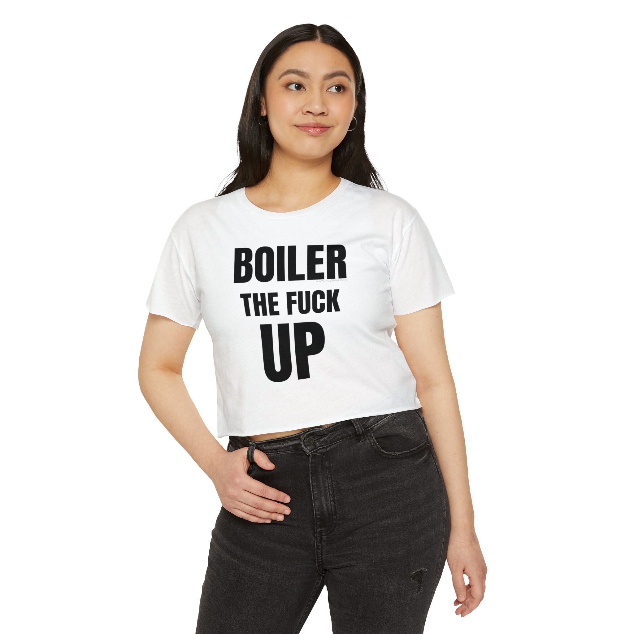 Boiler The F Up Women's Crop Top
