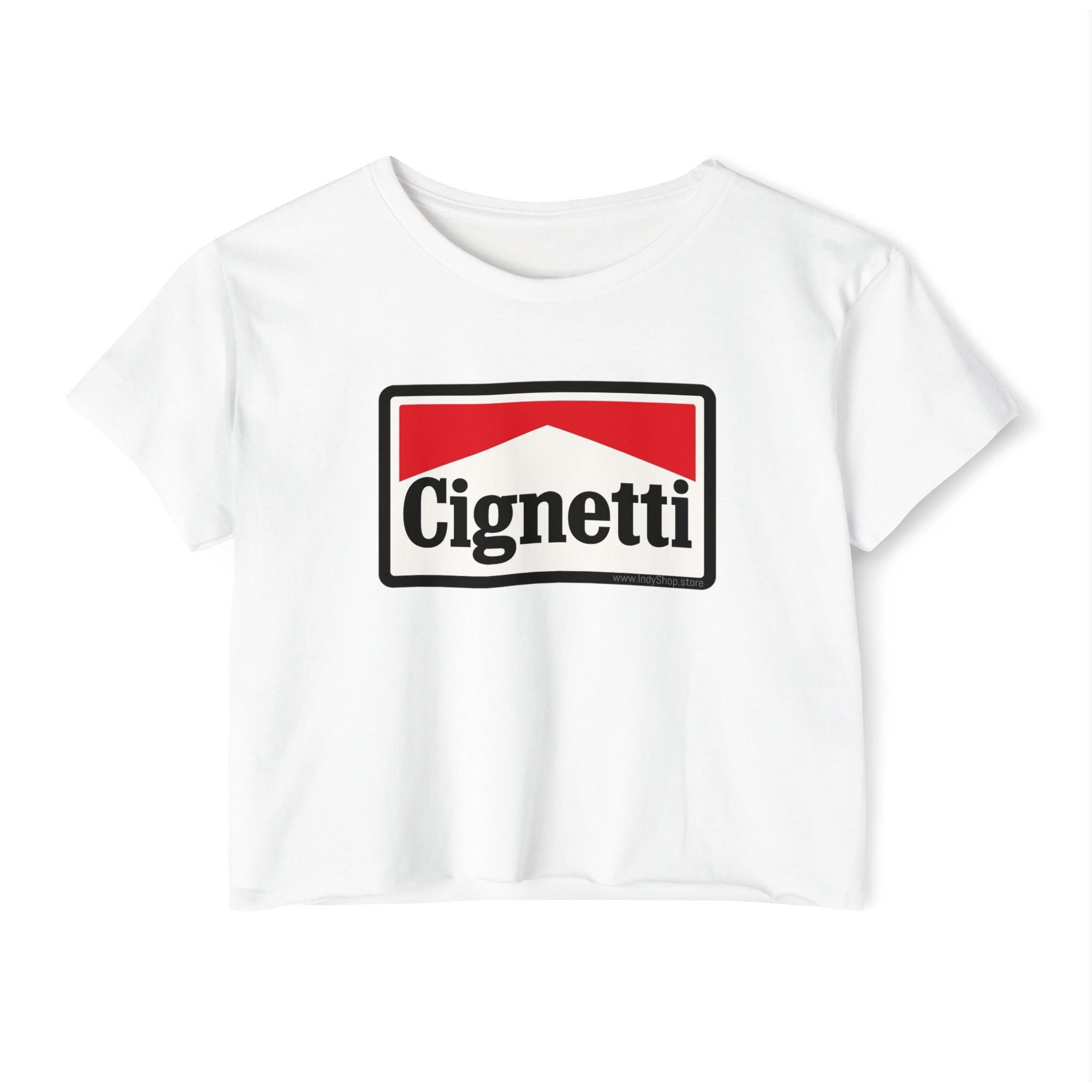 Promo - Cignetti Marlboro-Style Women's Crop Top