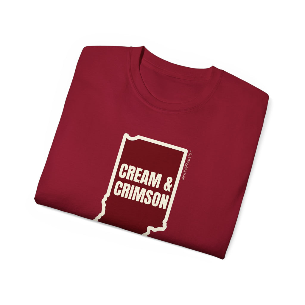 Cream & Crimson Indiana T-Shirt