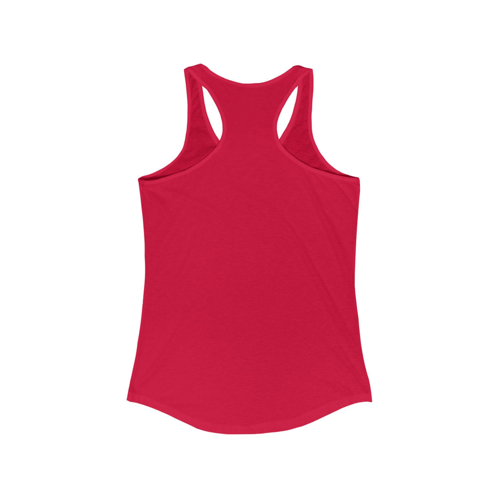 It's Race Day Indiana Outline Racerback Tank | Women's Workout Top, Summer Style Tee, Fitness Gift, Casual Wear, Indiana Pride Apparel
