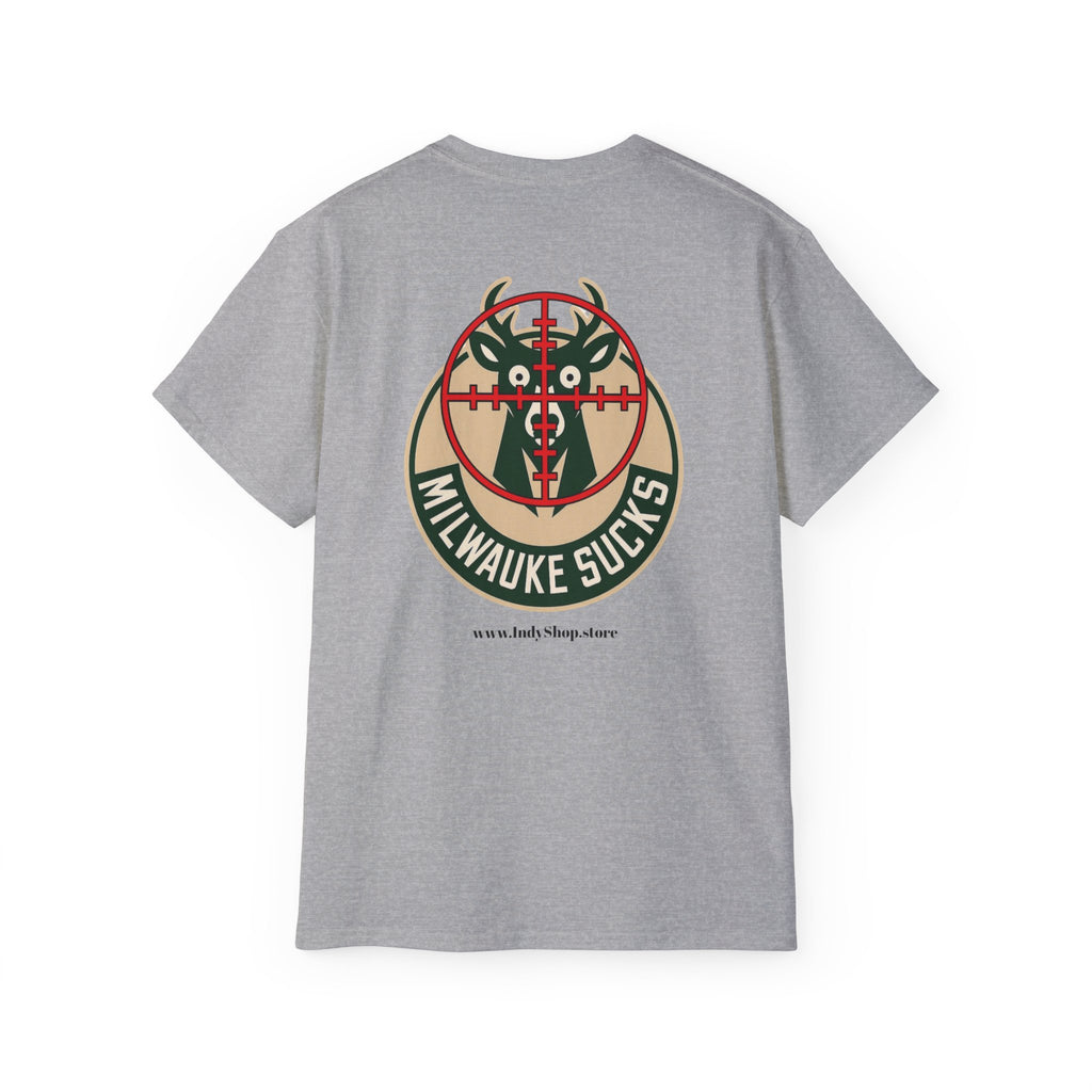 Milwaukee Sucks Red Cross Hairs Unisex T-Shirt | Indy Pacers