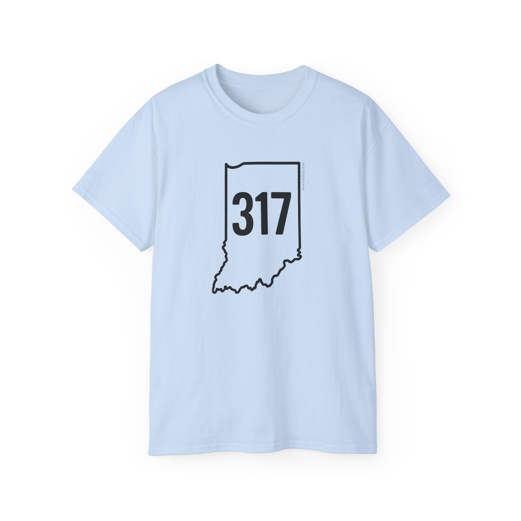 Indiana 317 Black Outline Unisex Ultra Cotton Tee