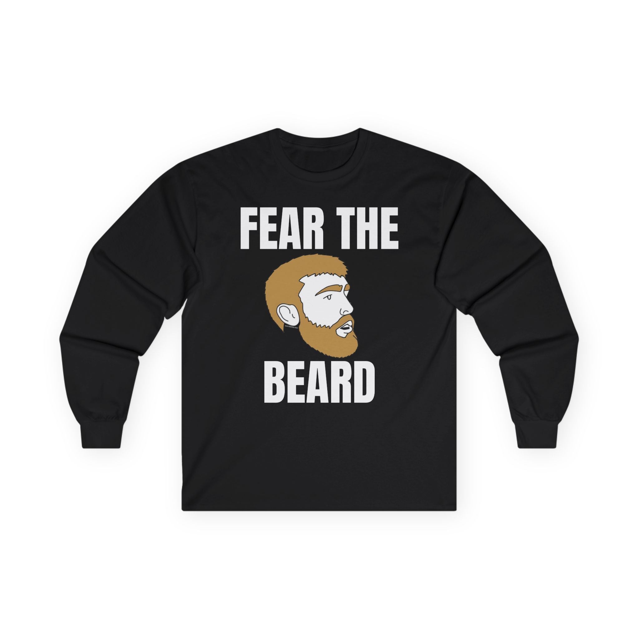 Fear the Beard Graphic Long Sleeve T-Shirt | Purdue Basketball Fan Shirt