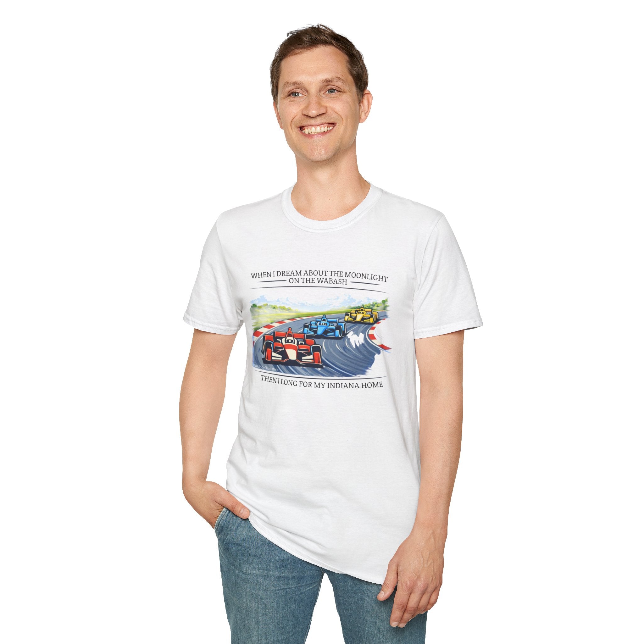Back Home Again In Indiana IndyCar Graphic T-Shirt