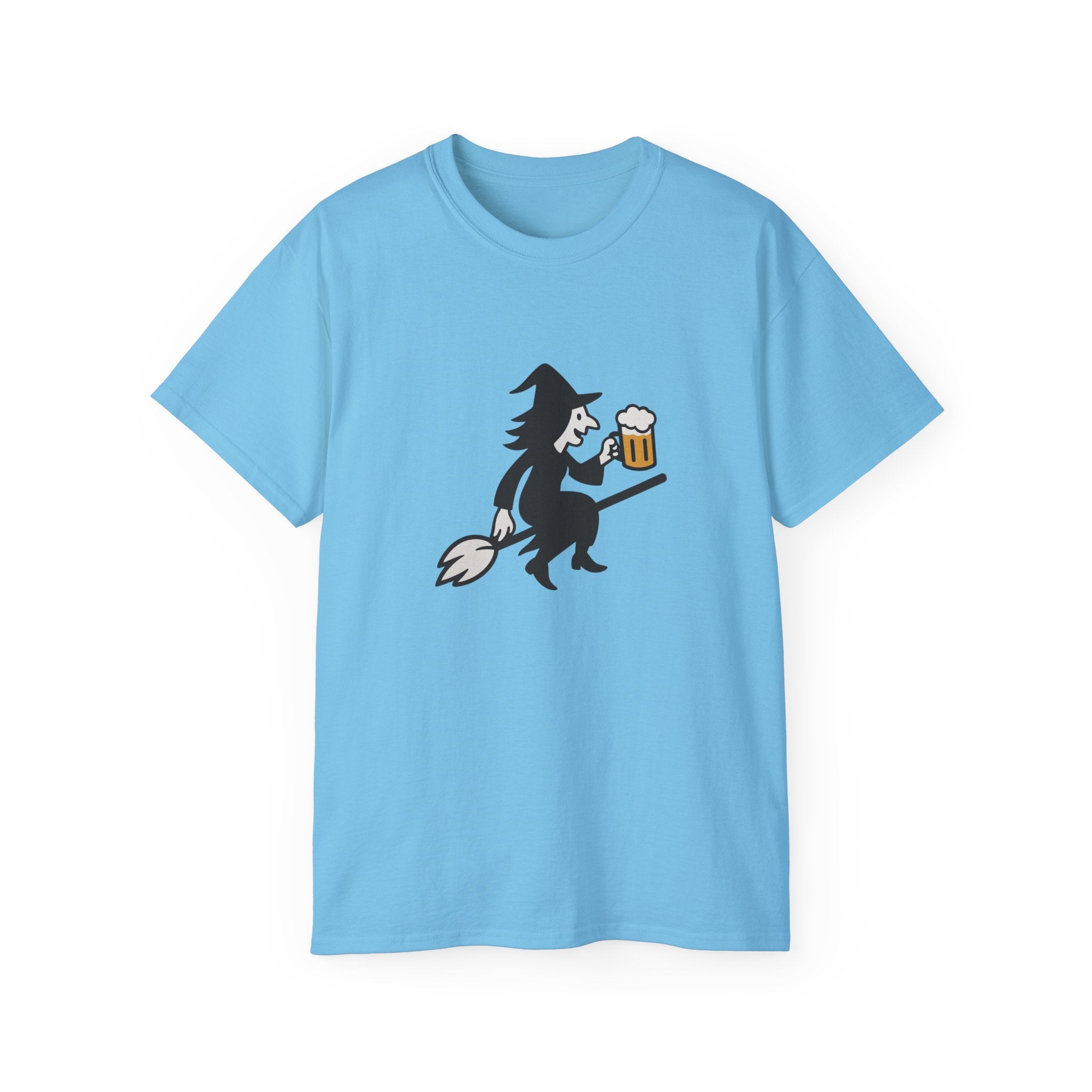Witch with Beer Unisex Tee