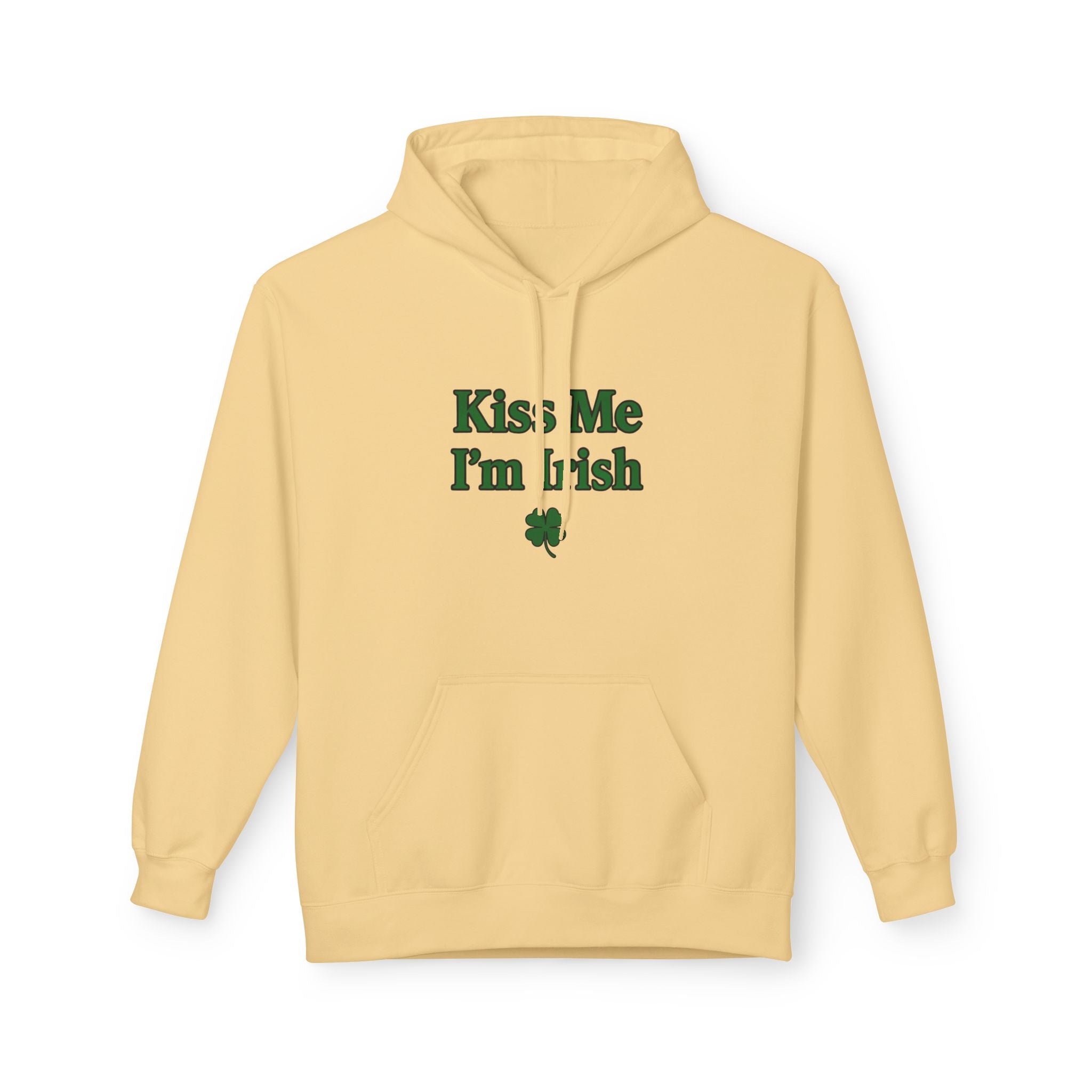 Kiss Me I'm Irish Hoodie | St Patrick's Day | Cozy Casual Wear, Perfect for Spring or Autumn, Great Gift, Comfortable and Stylish Hoodie