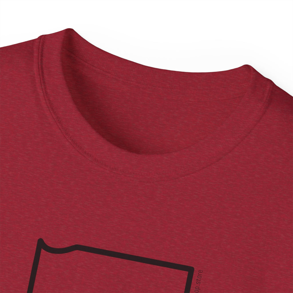 Indiana 317 Black Outline Unisex Ultra Cotton Tee