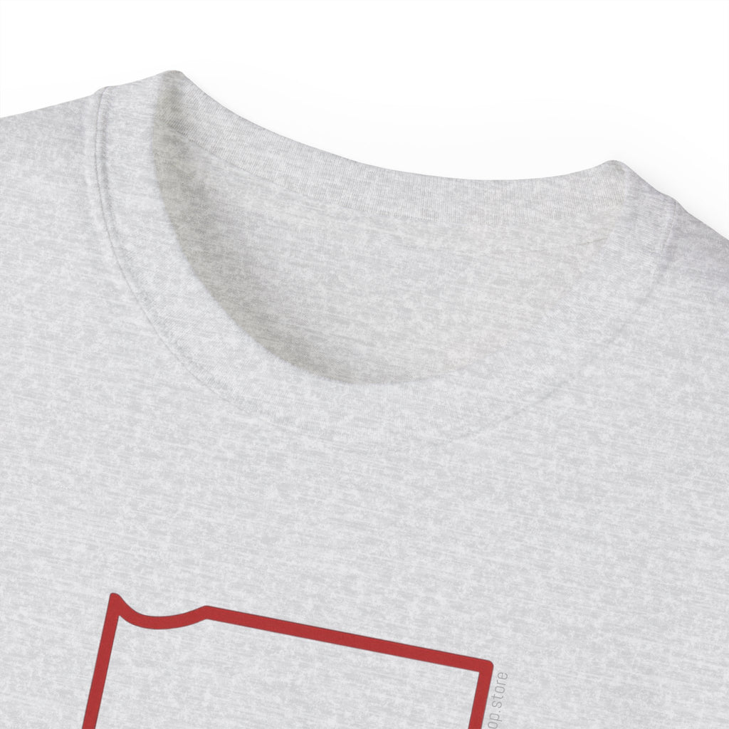 Indiana 317 Red Outline Unisex Ultra Cotton Tee