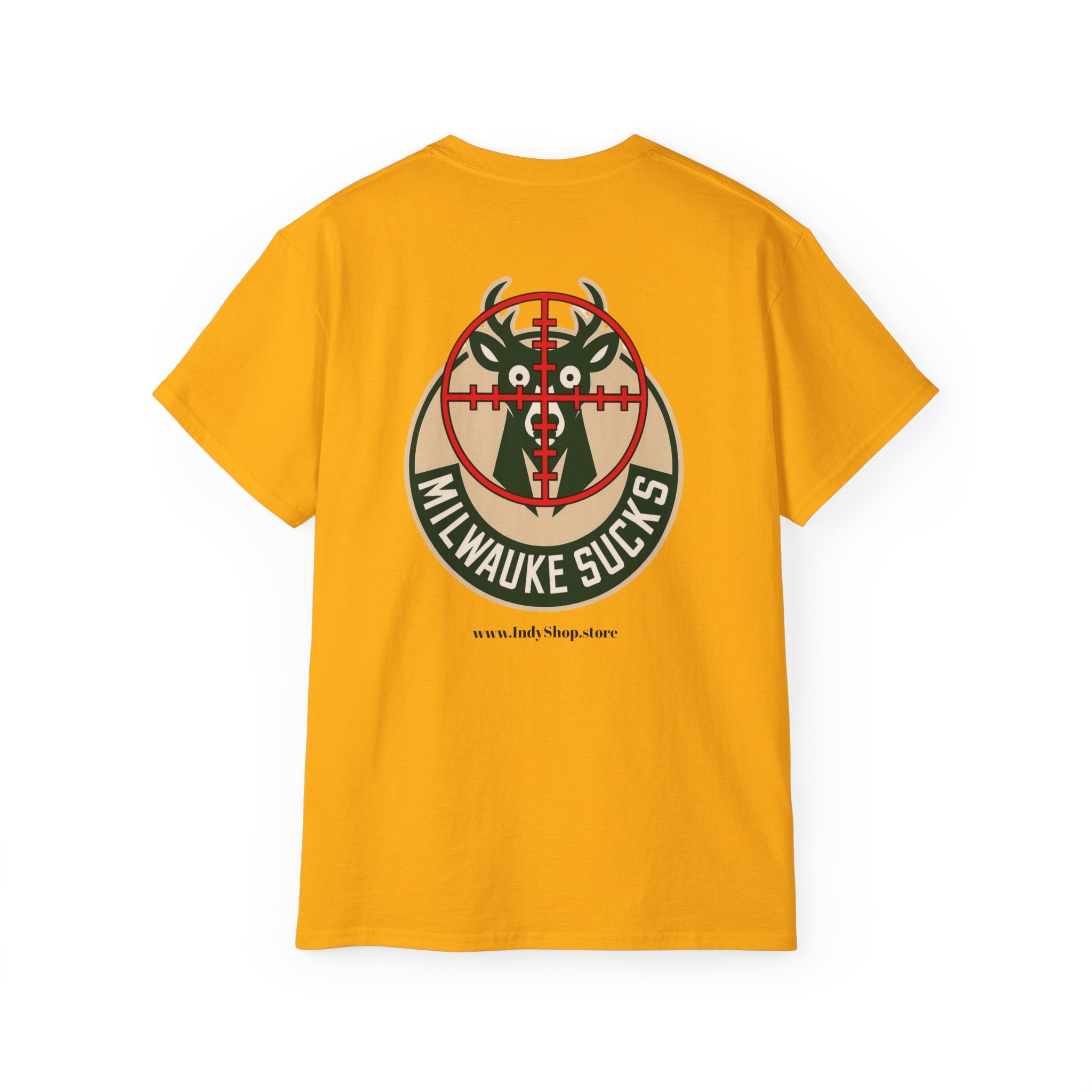 Milwaukee Sucks Red Cross Hairs Unisex T-Shirt | Indy Pacers