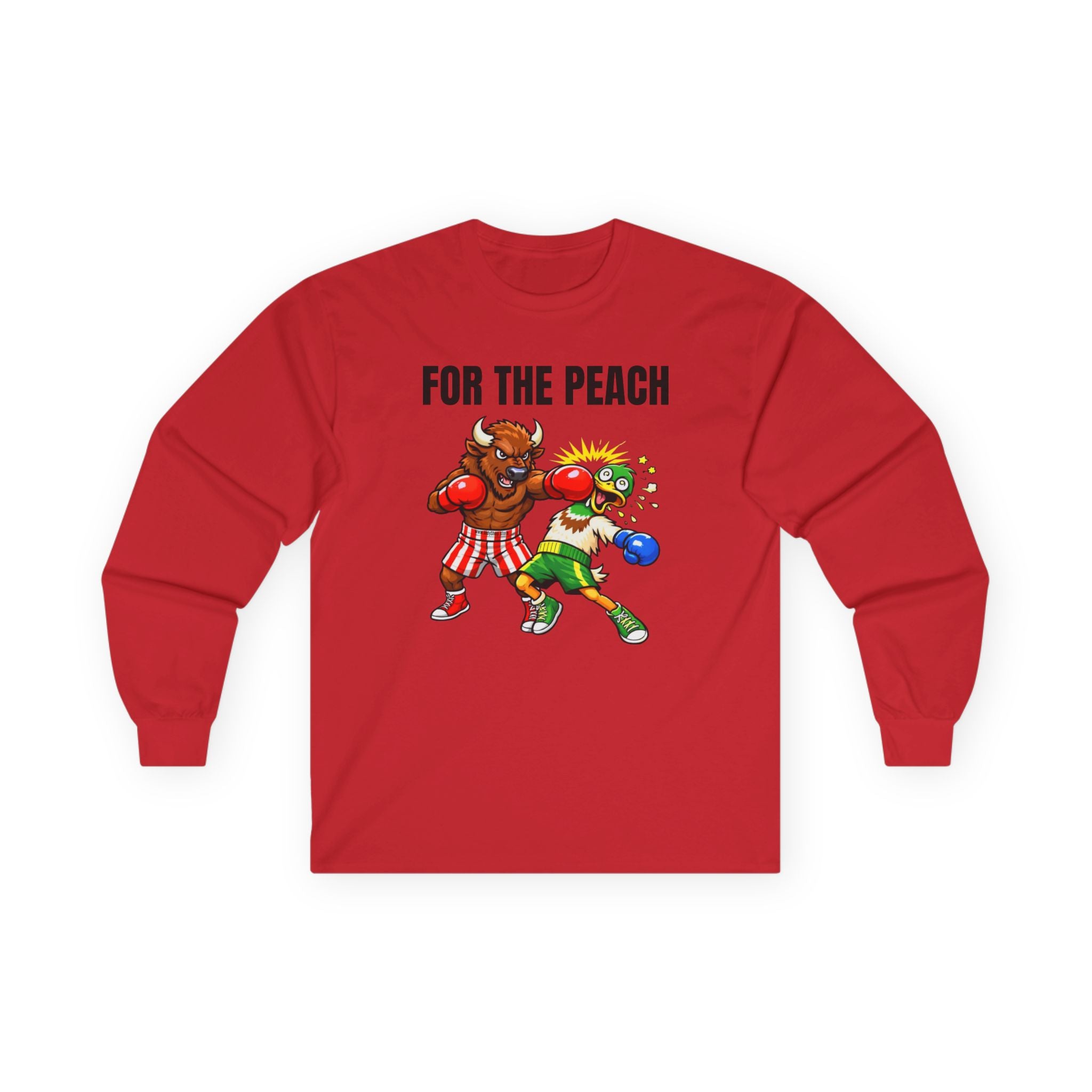 For The Peach | Bison KO Duck | Long Sleeve Tee