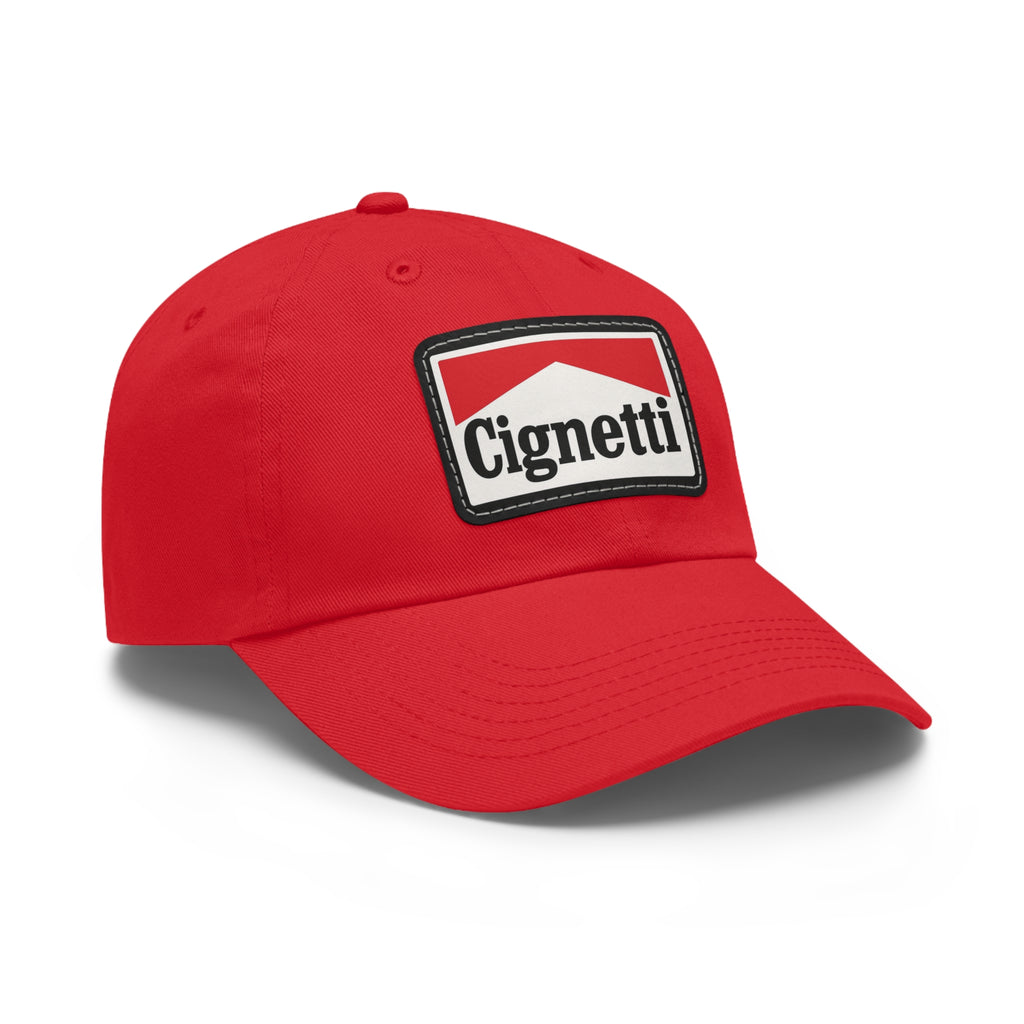 Cignetti / Marlboro Leather Patch Dad Hat