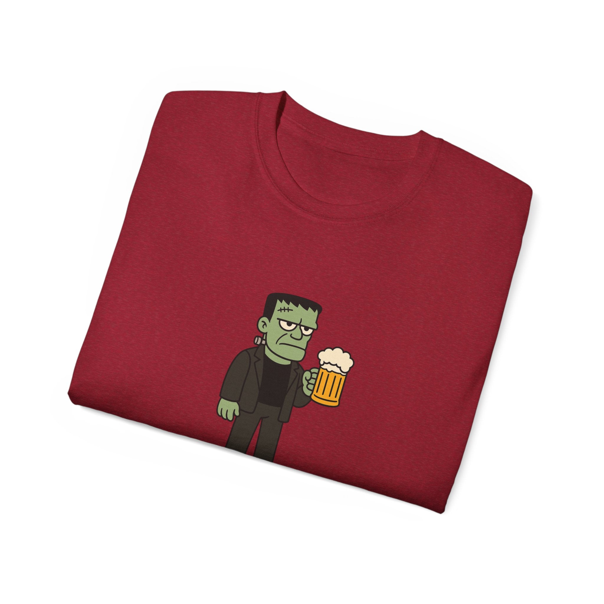 Monster with Beer Unisex Tee