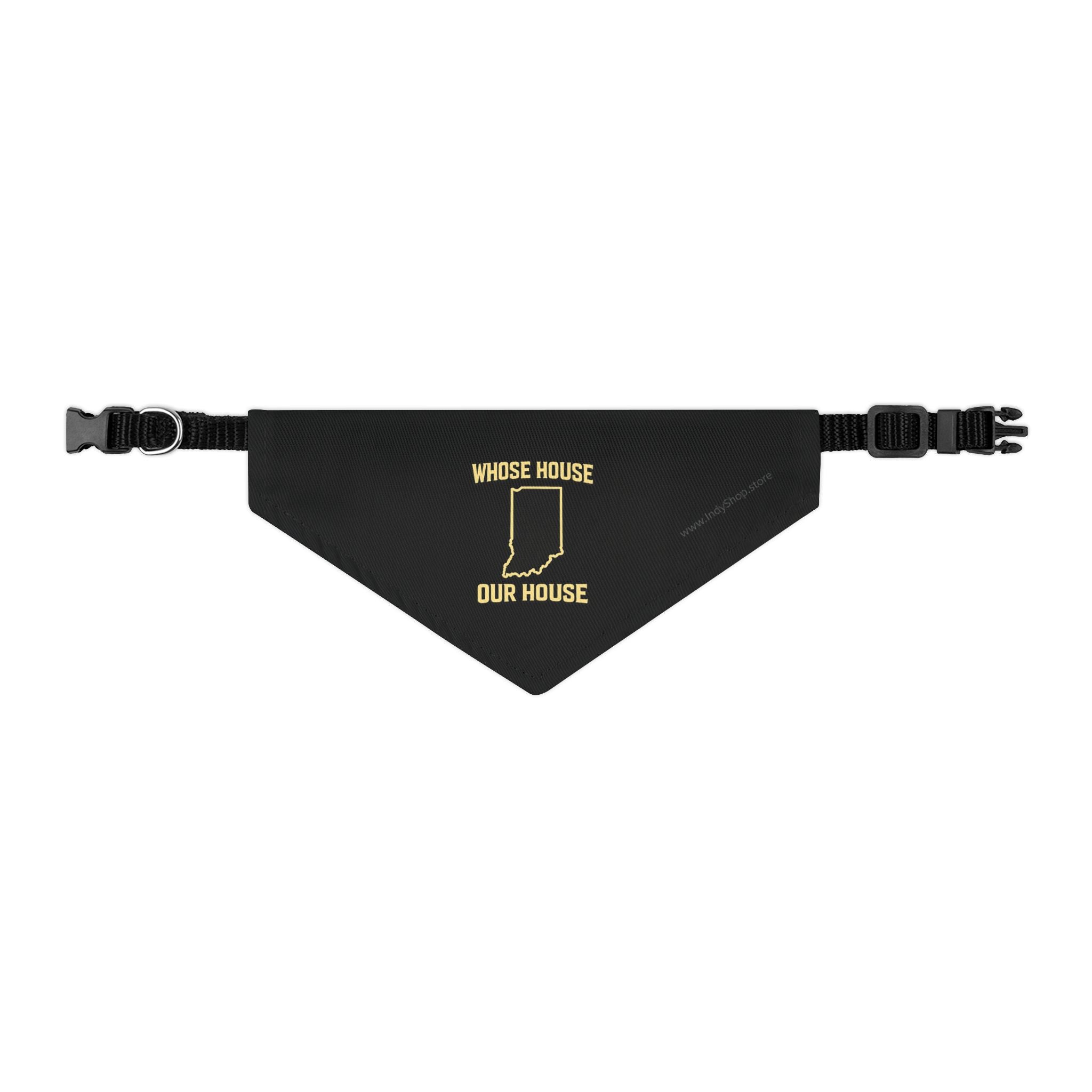 Whose House Our House Pet Bandana Collar — Dog & Cat Bandana Collar