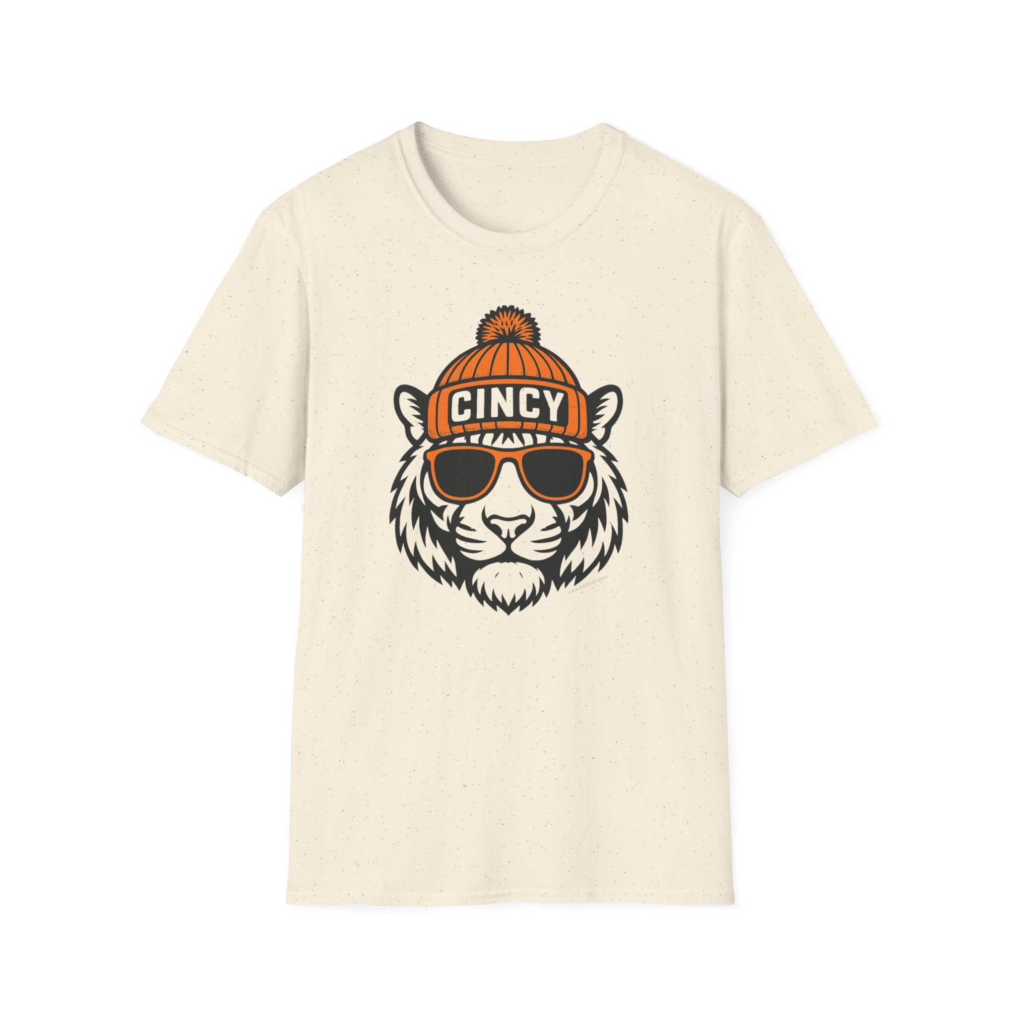 Cincy Bengals Graphic T-Shirt | Cincinnati Bengal with Glasses and Hat