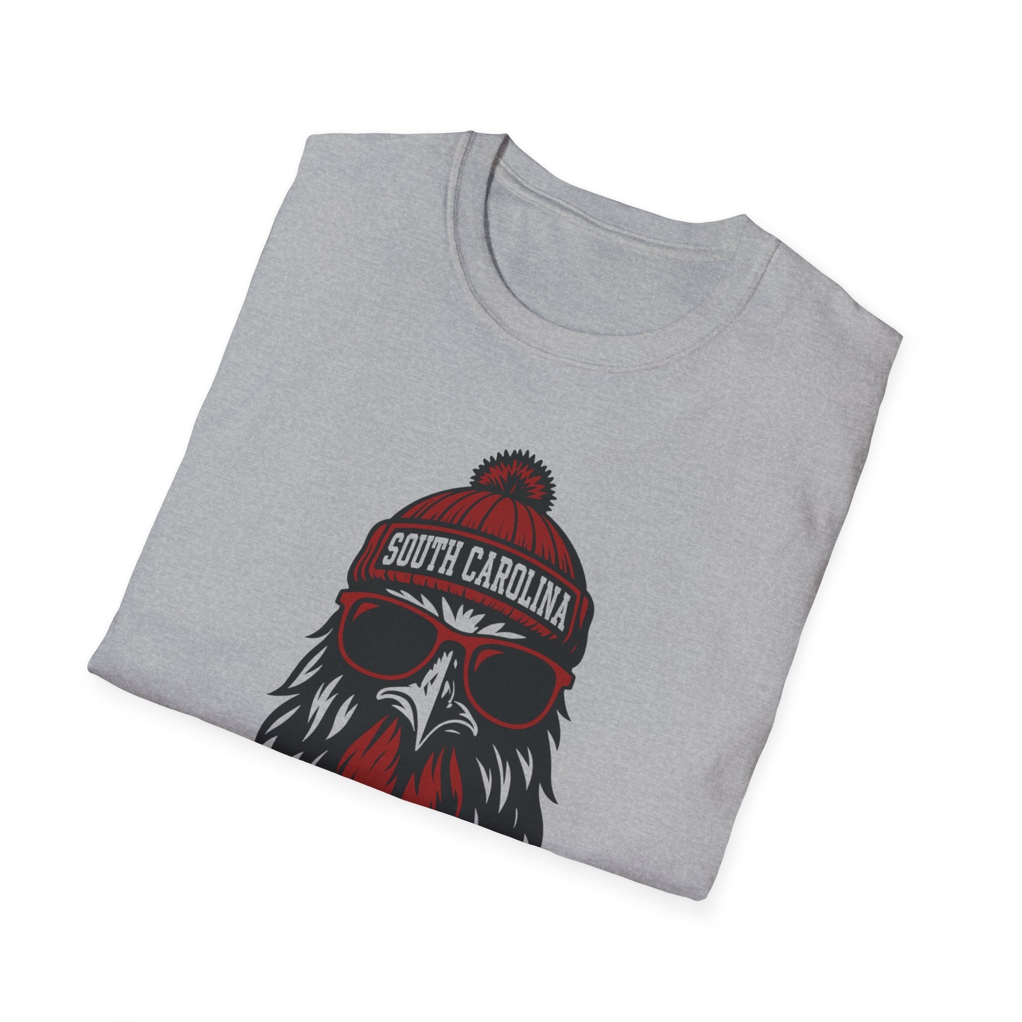 South Carolina Gamecocks Graphic T-Shirt | Gamecock Rooster with Glasses and Hat