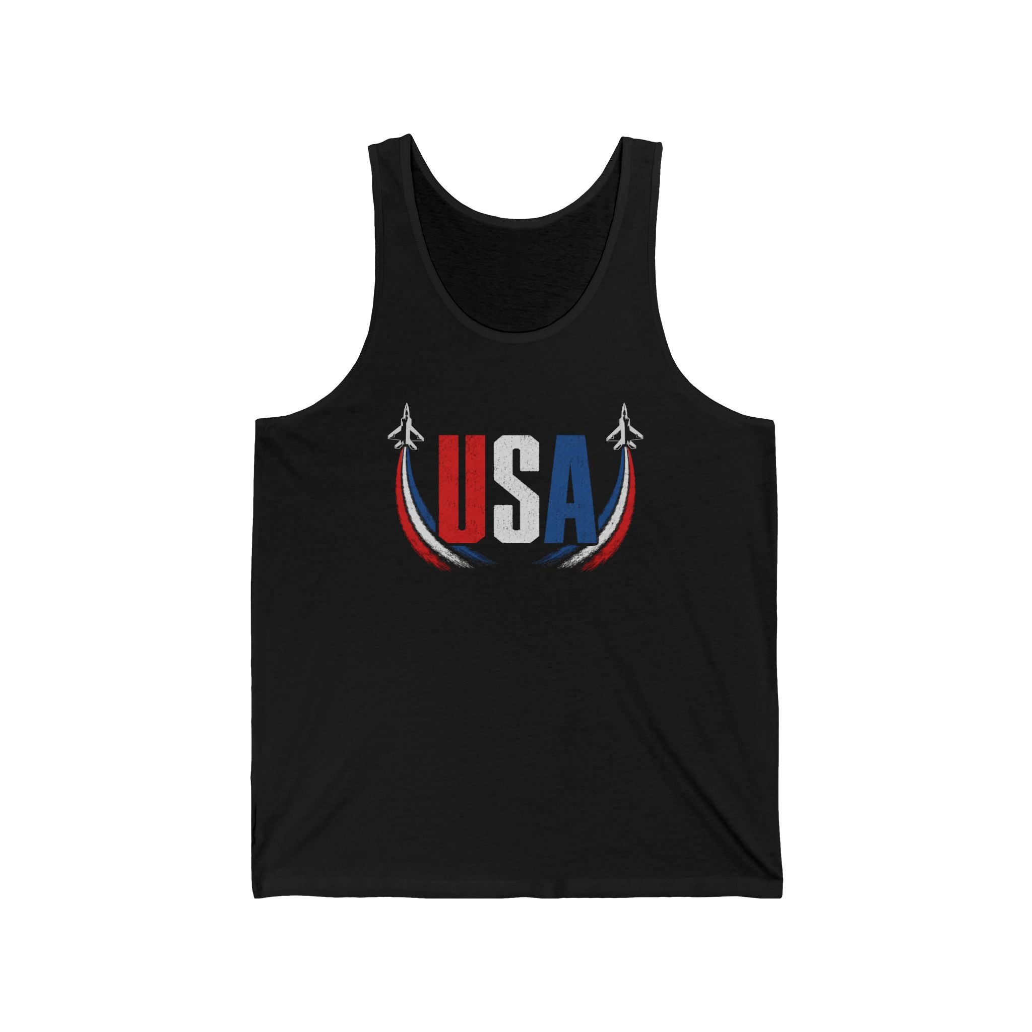 Promo - USA Fighter Jet | Patriotic Tank Top