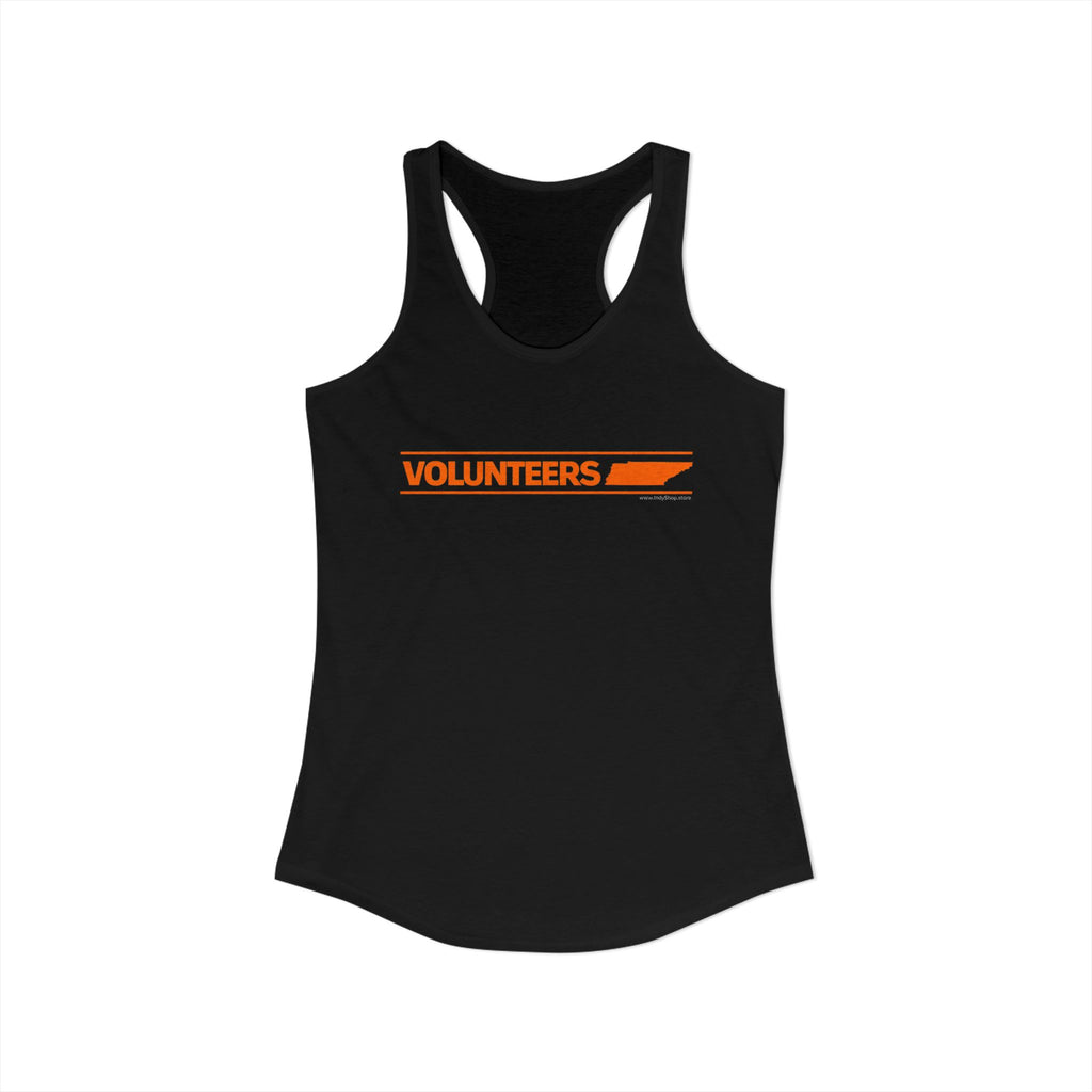 Volunteers Women's Racerback Tank | Tennessee Outline Tank