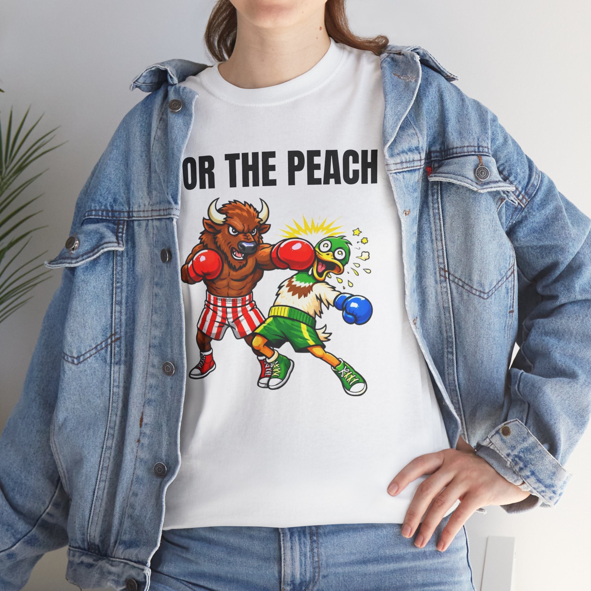 For The Peach | Bison KO Duck | T-Shirt
