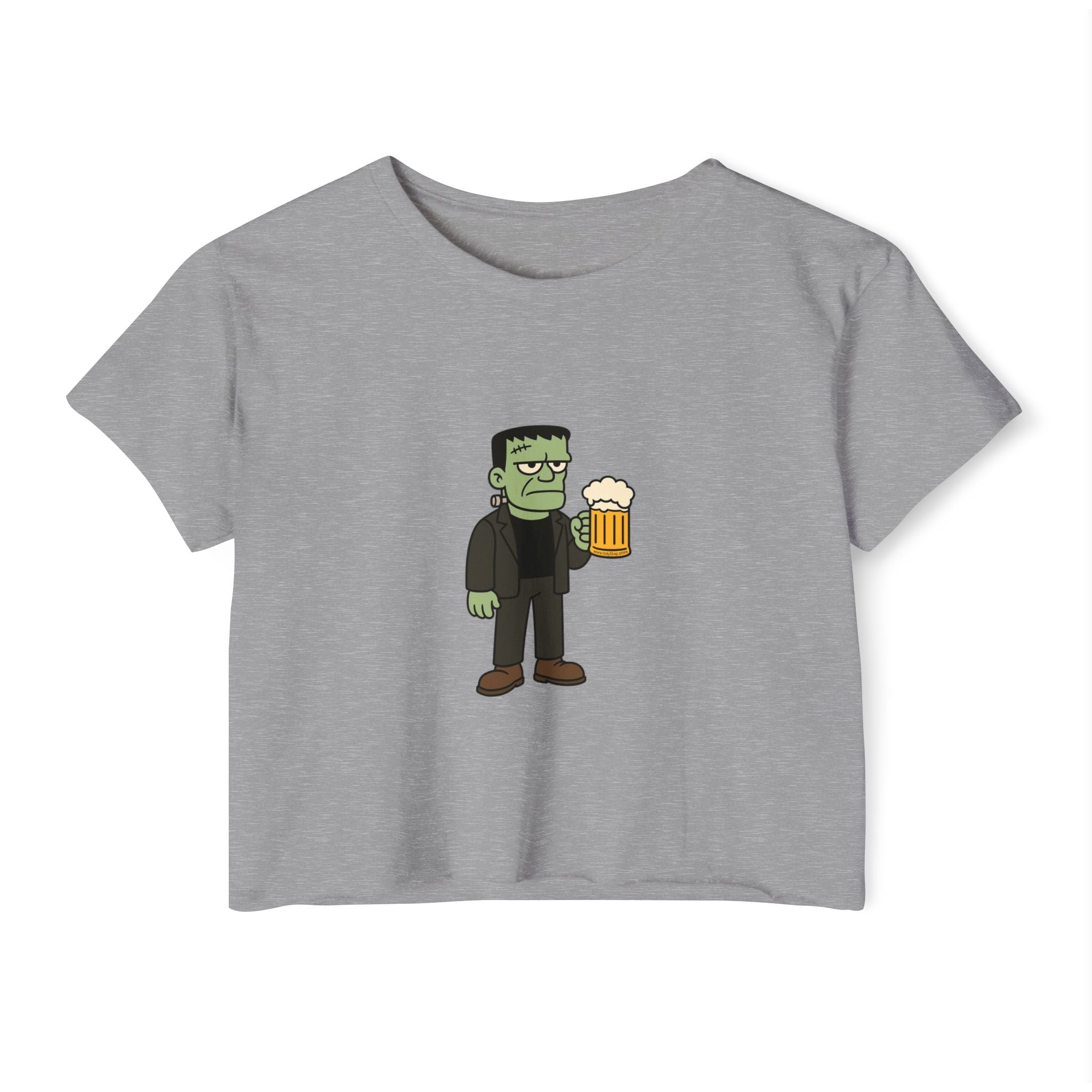 Monster with Beer Crop Top
