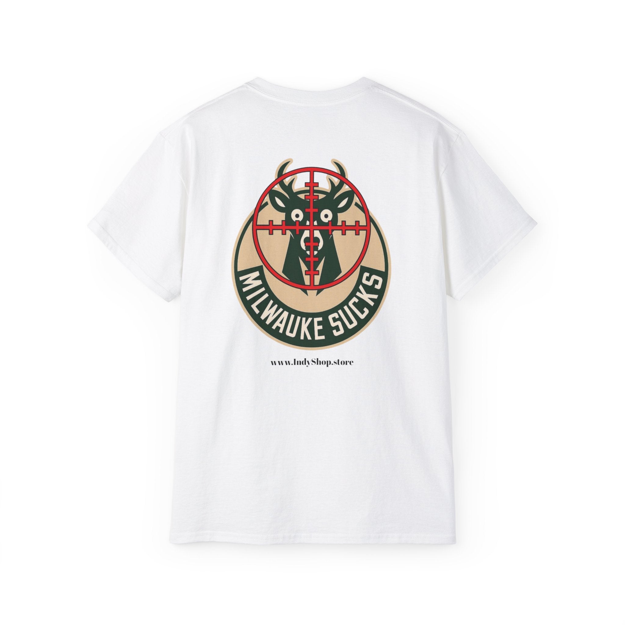 Milwaukee Sucks Red Cross Hairs Unisex T-Shirt | Indy Pacers