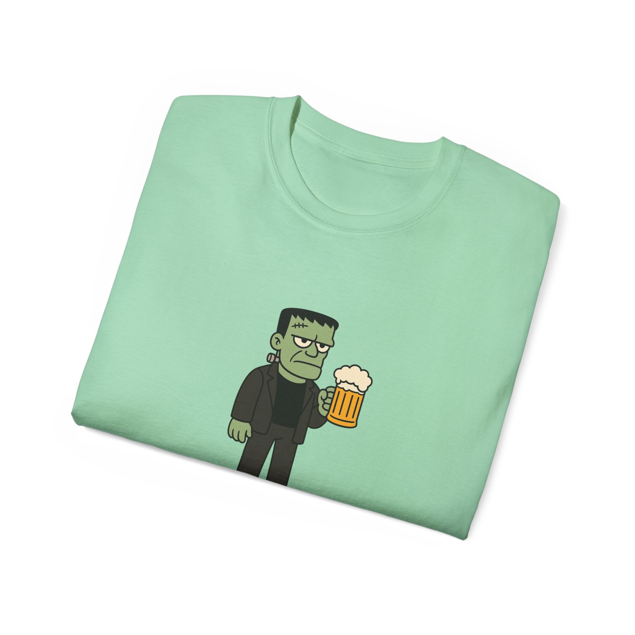 Monster with Beer Unisex Tee