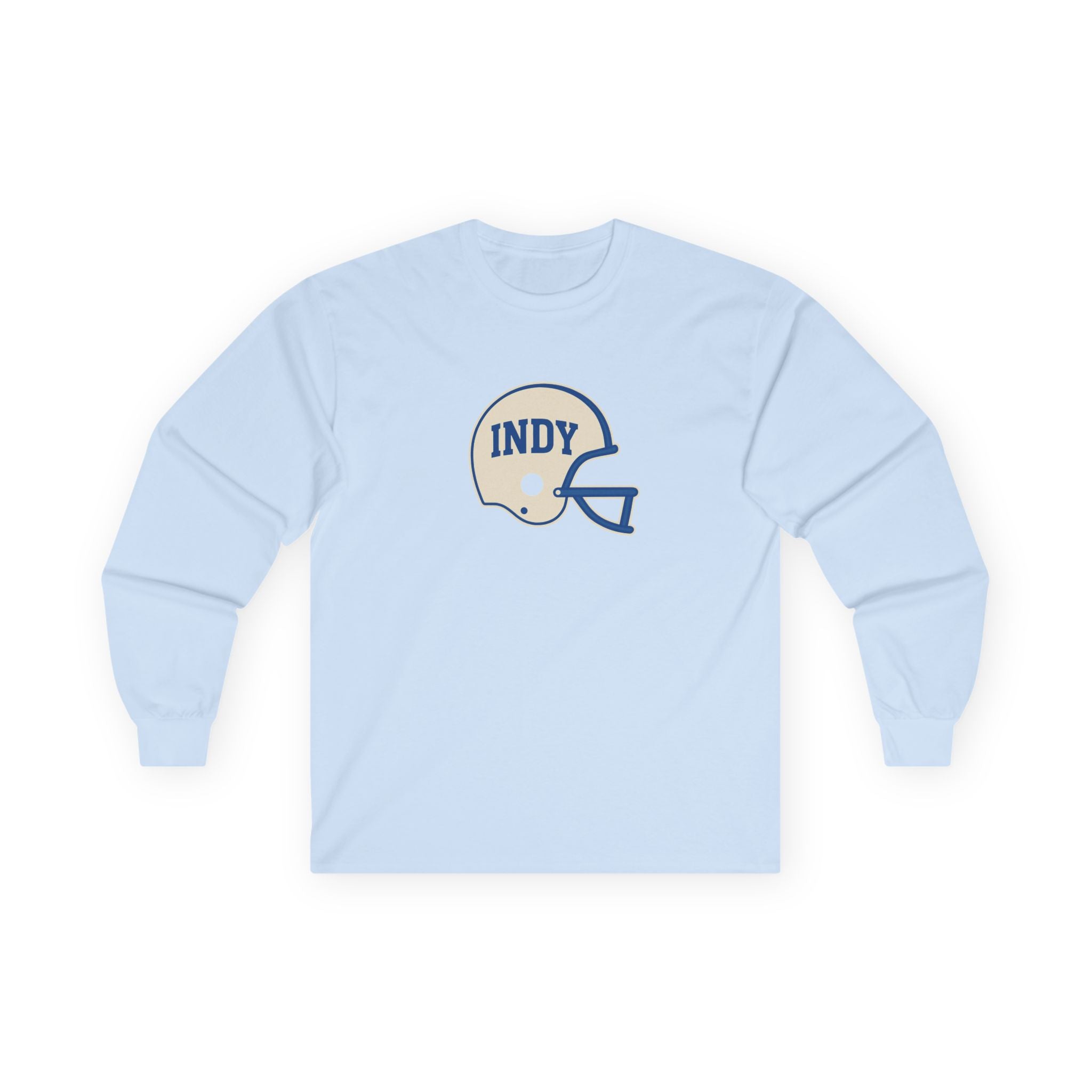 Indy Football Helmet Unisex Long Sleeve Tee