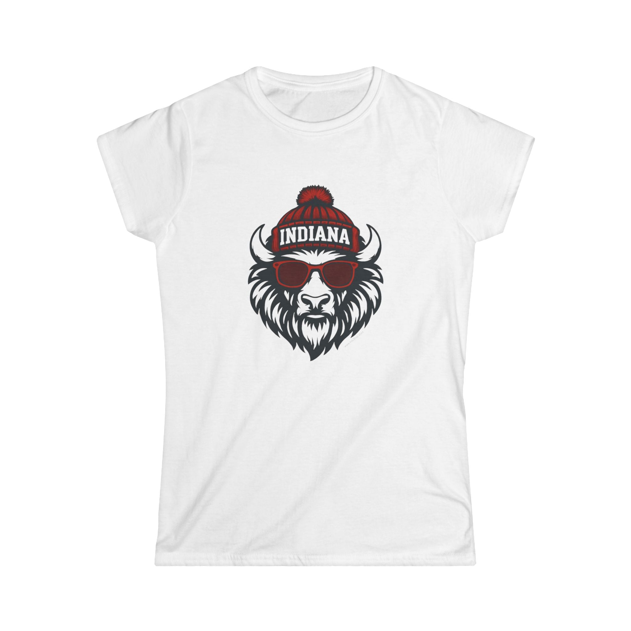 Indiana Hoosiers Bison Women's Graphic Tee