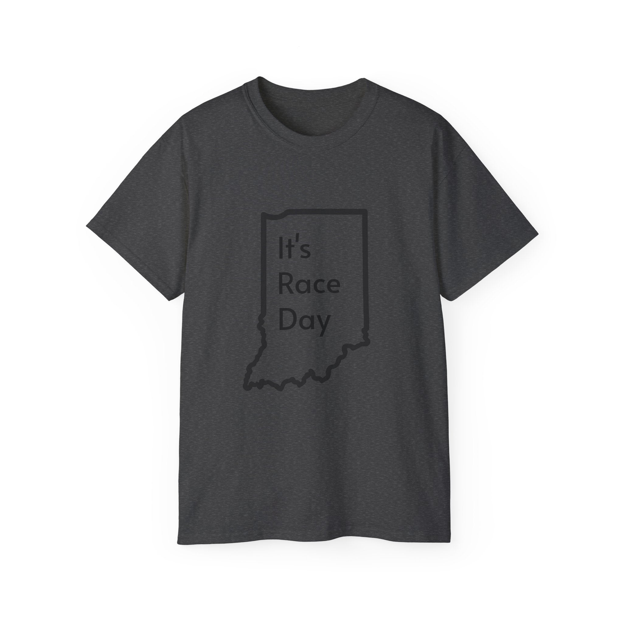 It's Race Day Indiana Outline Expert Unisex Ultra Cotton Tee | St Patrick's Day Apparel