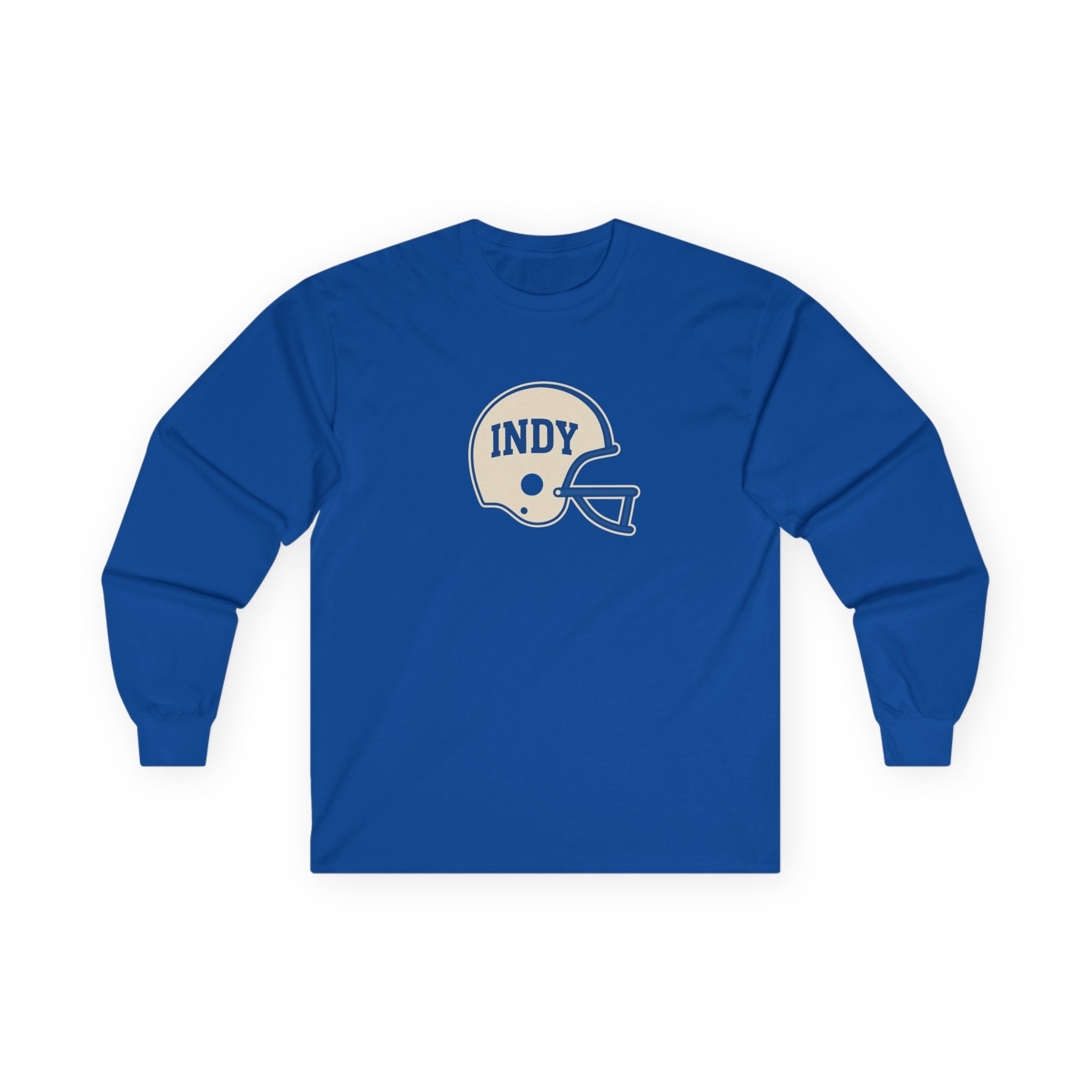 Indy Football Helmet Unisex Long Sleeve Tee