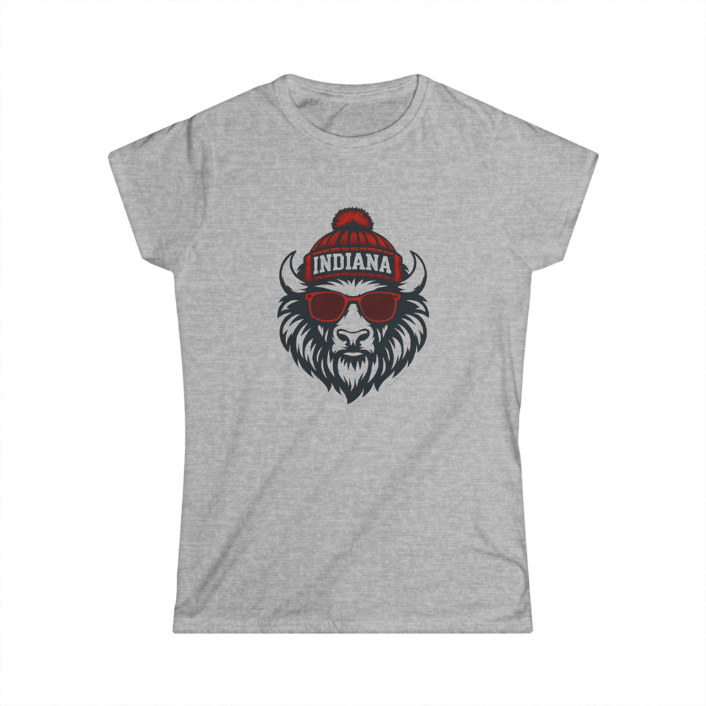 Indiana Hoosiers Bison Women's Graphic Tee