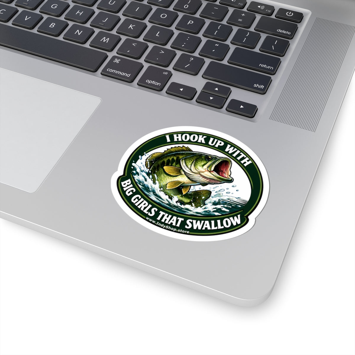 I Hook Up With Big Girls That Swallow Sticker | Fishing Sticker
