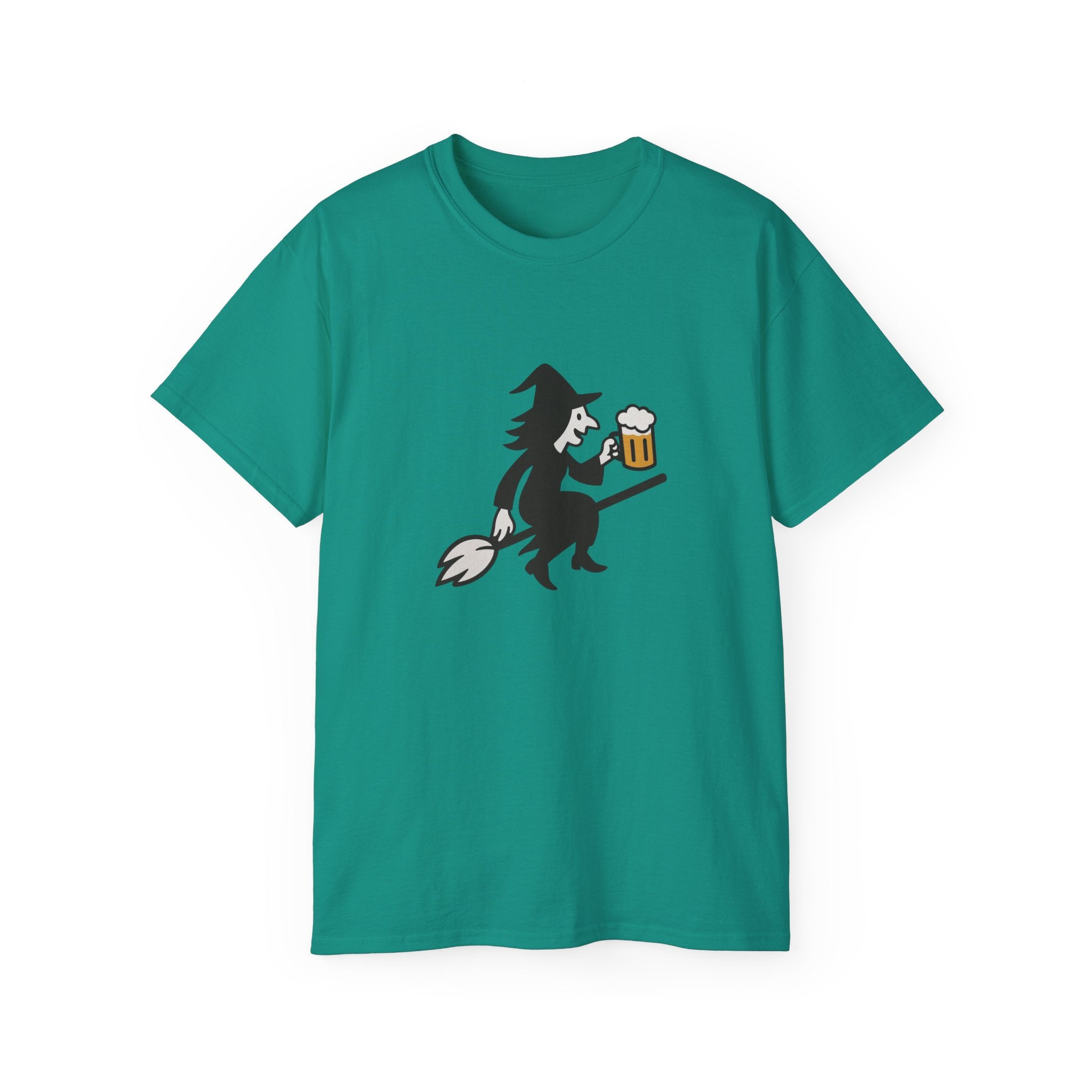 Witch with Beer Unisex Tee