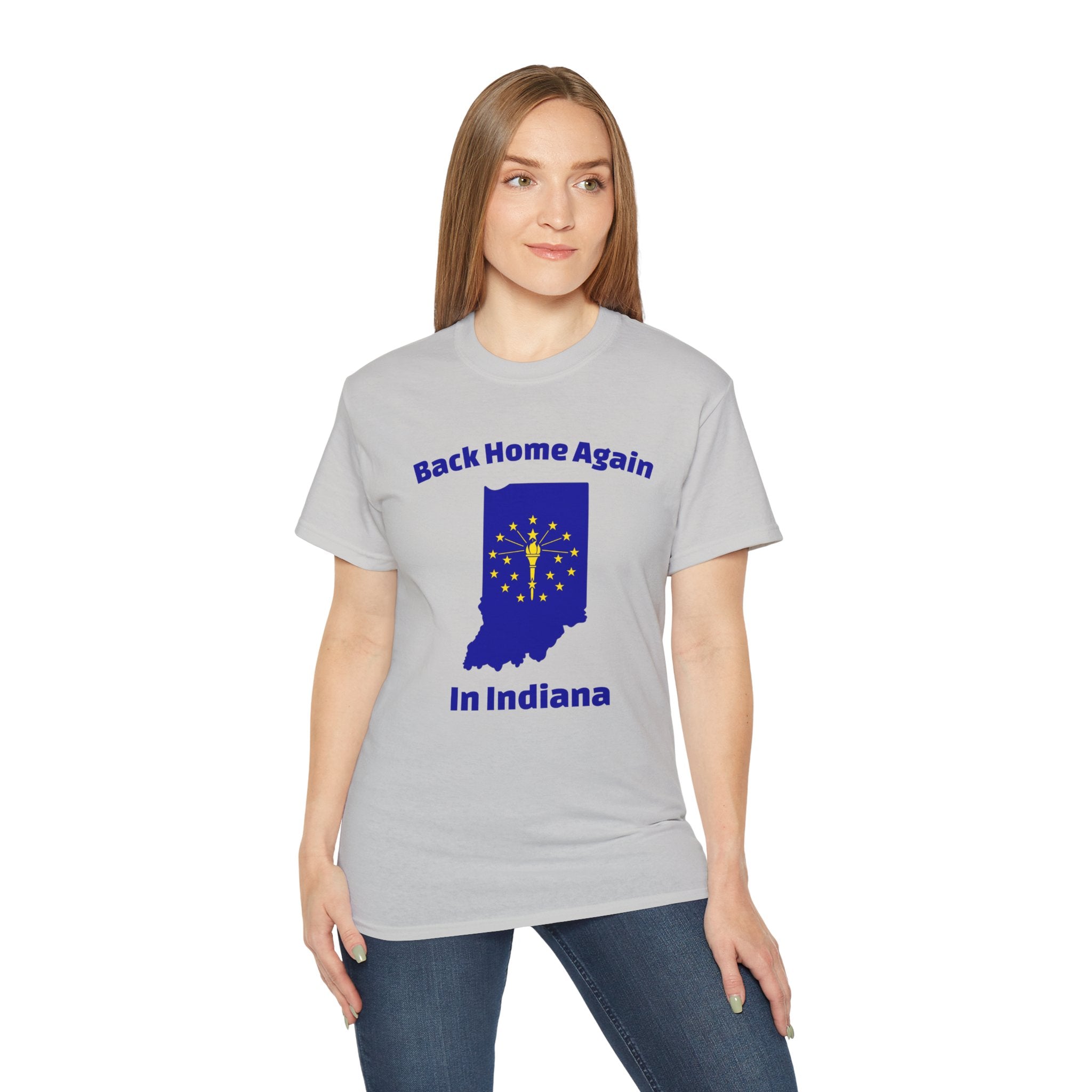 Back Home Again Indiana Unisex Tee