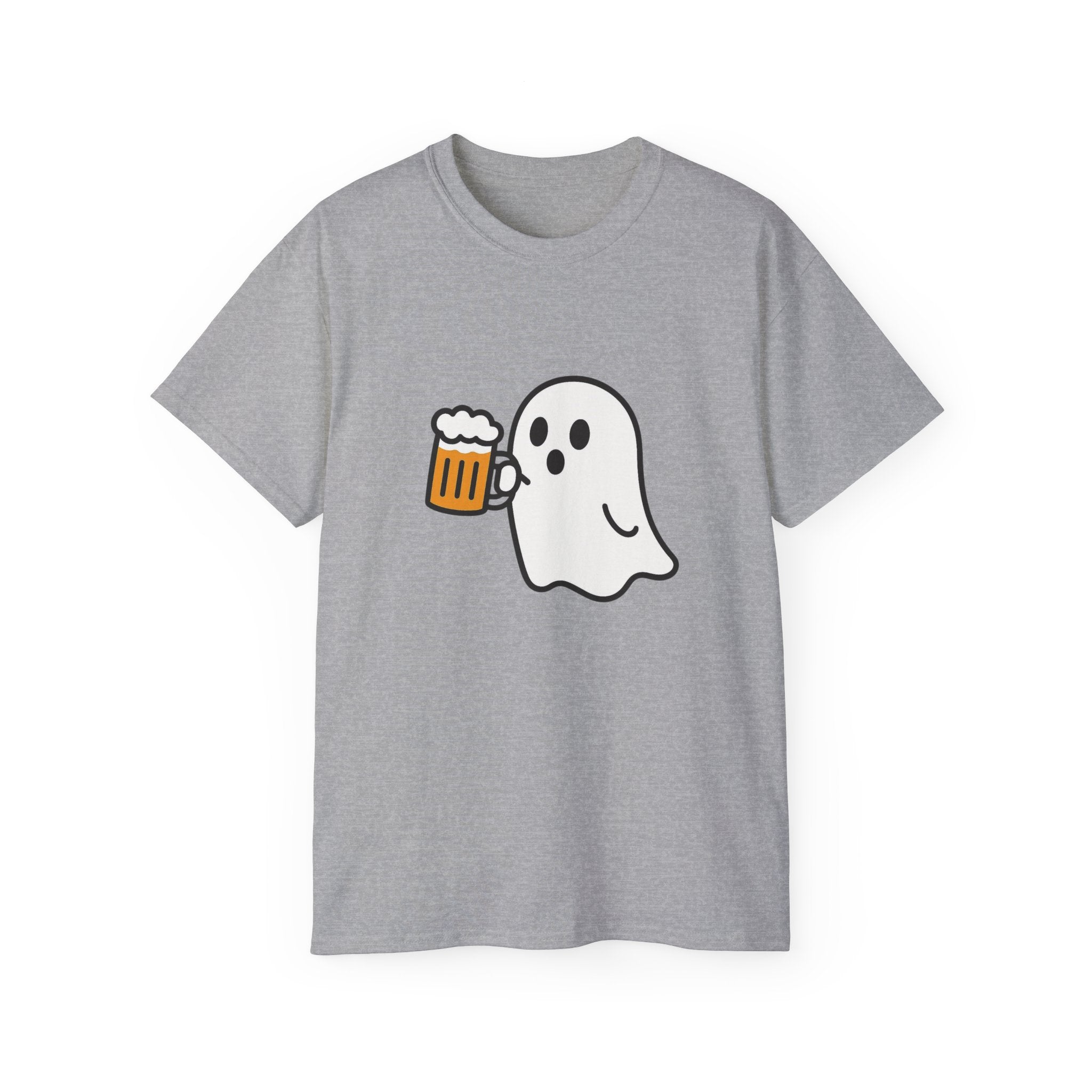 Ghost with Beer Unisex Tee