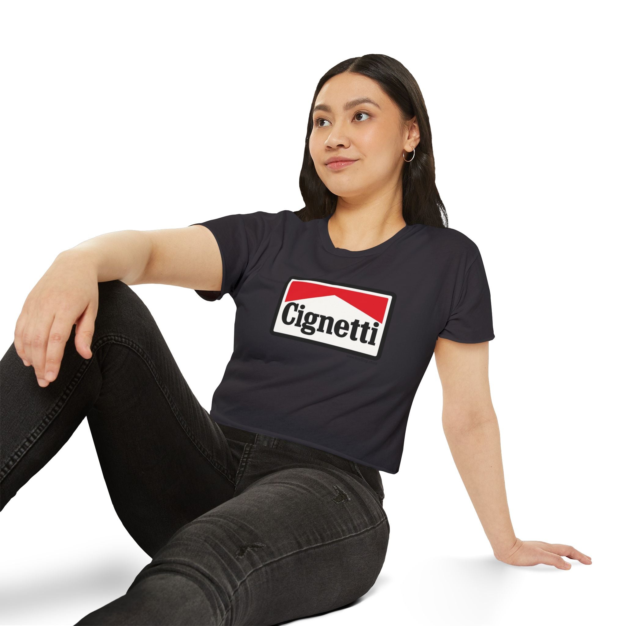Cignetti Marlboro-Style Women's Crop Top