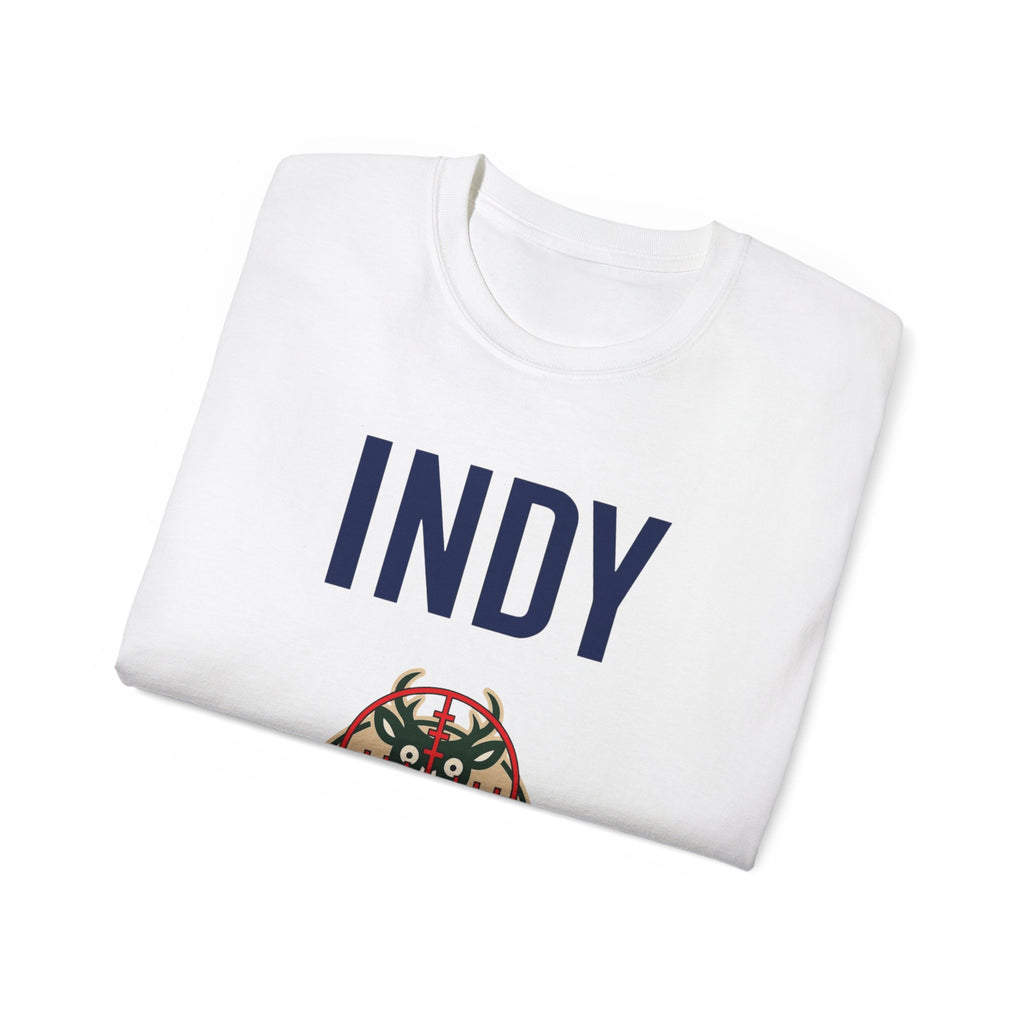 Indy + Milwaukee Sucks Logo on Front | Unisex T-Shirt | Indy Pacers