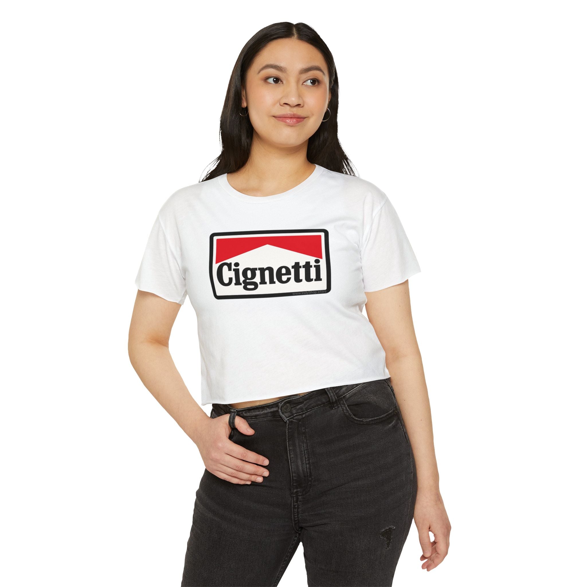 Promo - Cignetti Marlboro-Style Women's Crop Top
