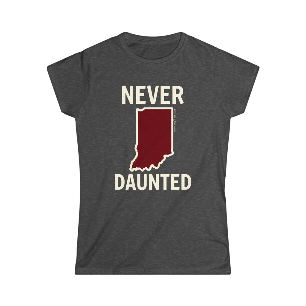 Never Daunted Women's Graphic Tee | Indiana Hoosiers