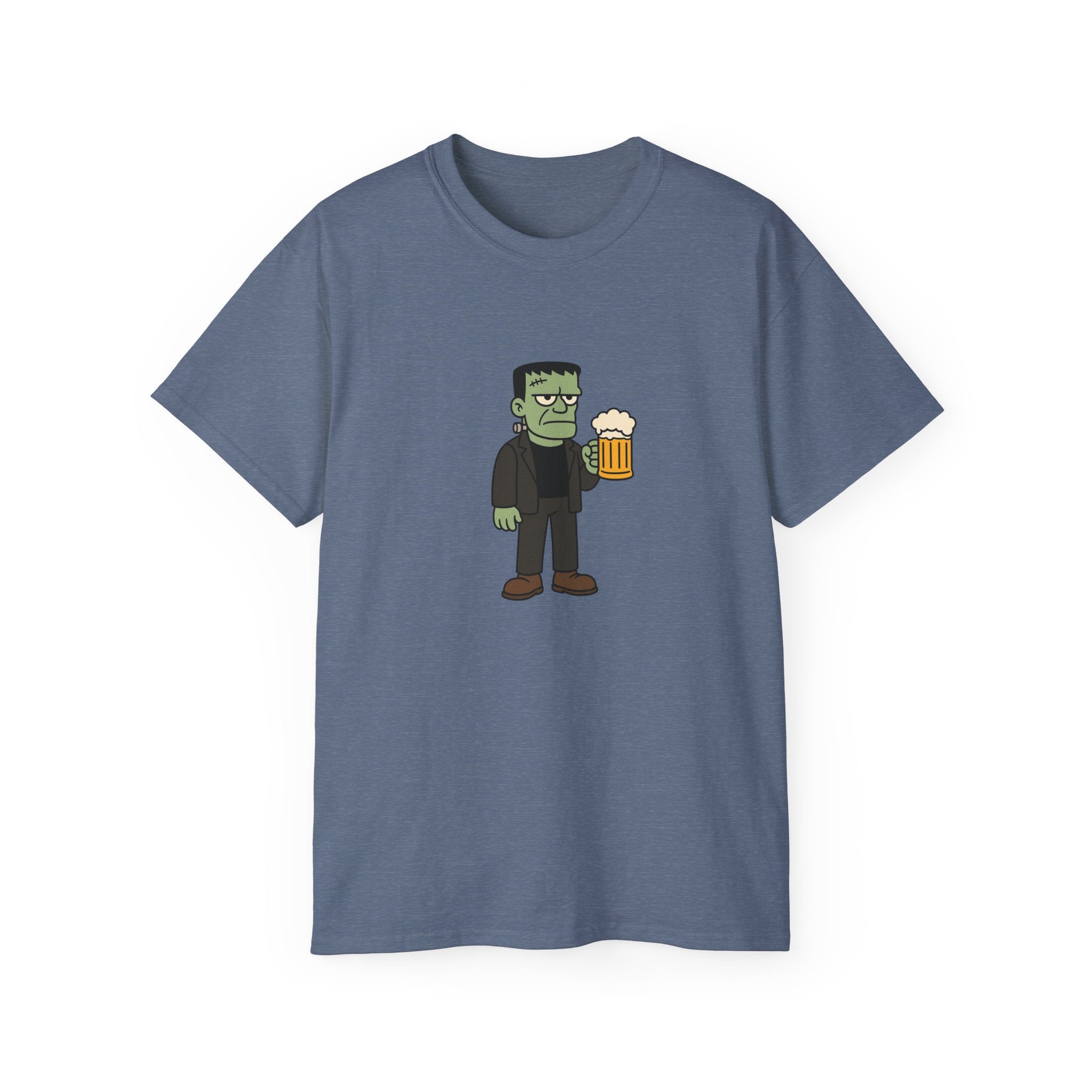 Monster with Beer Unisex Tee