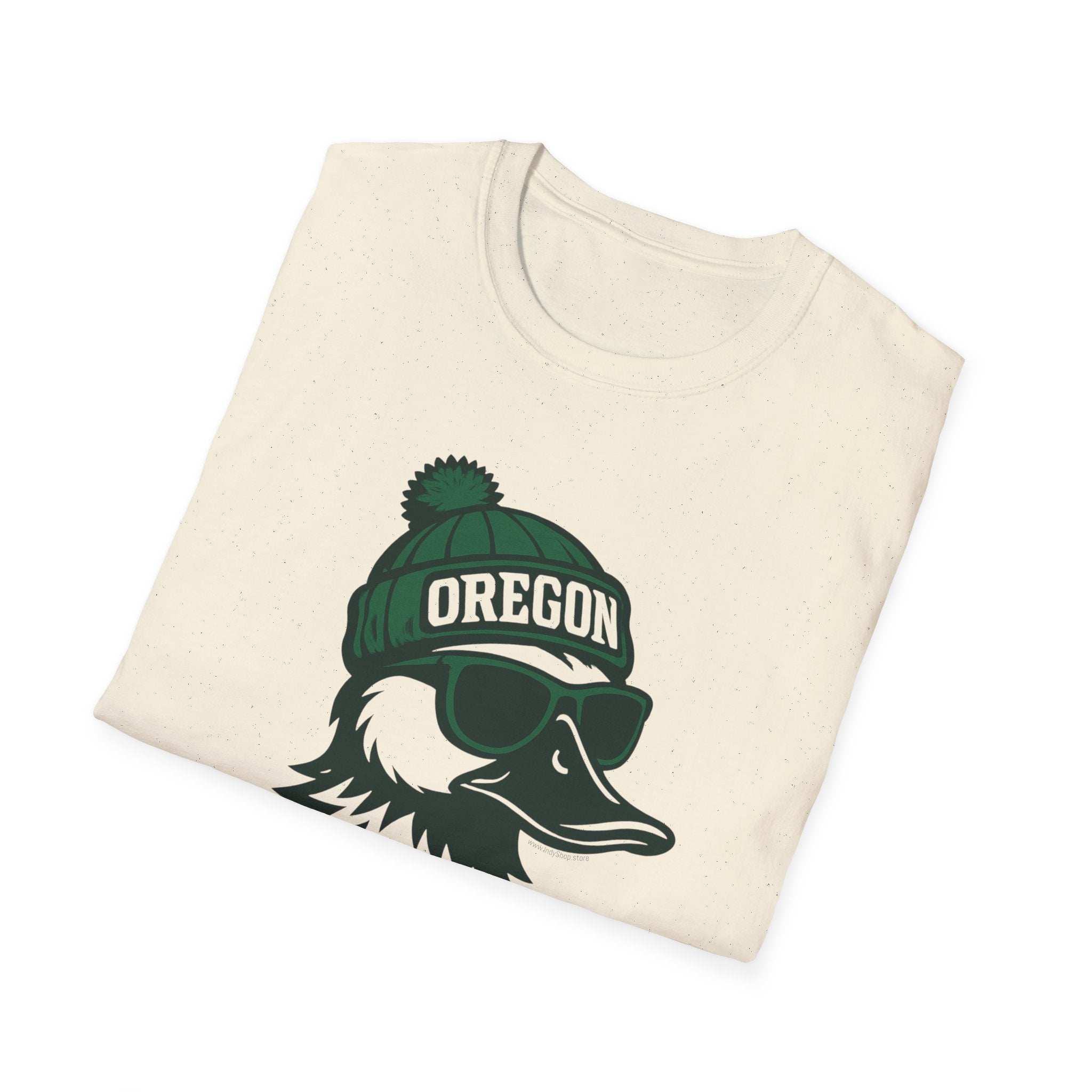 Oregon Ducks Graphic T-Shirt | Duck with Glasses and Hat