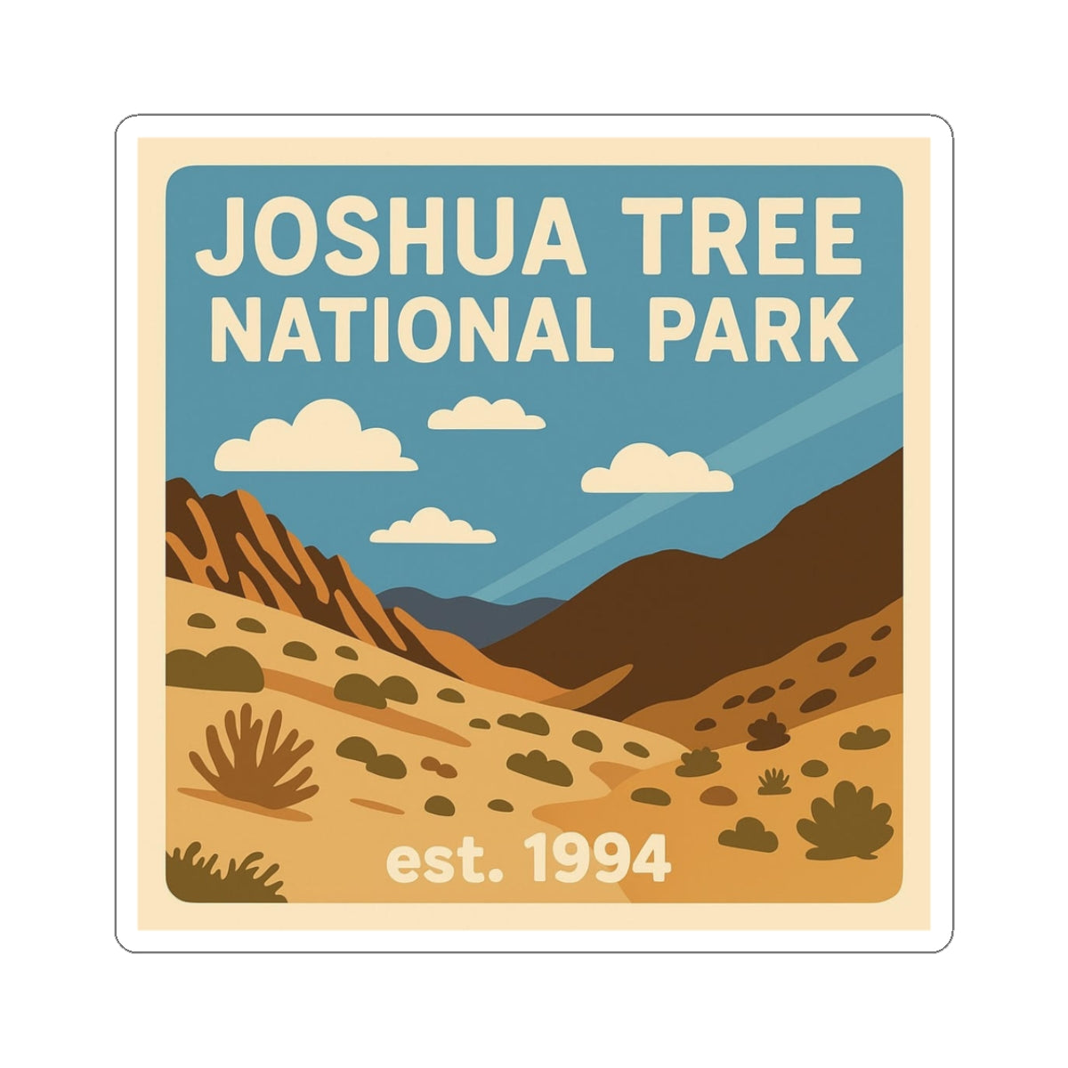 Joshua Tree National Park Sticker