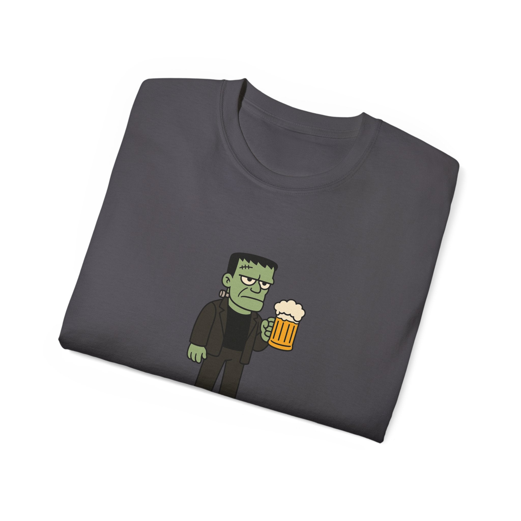 Monster with Beer Unisex Tee