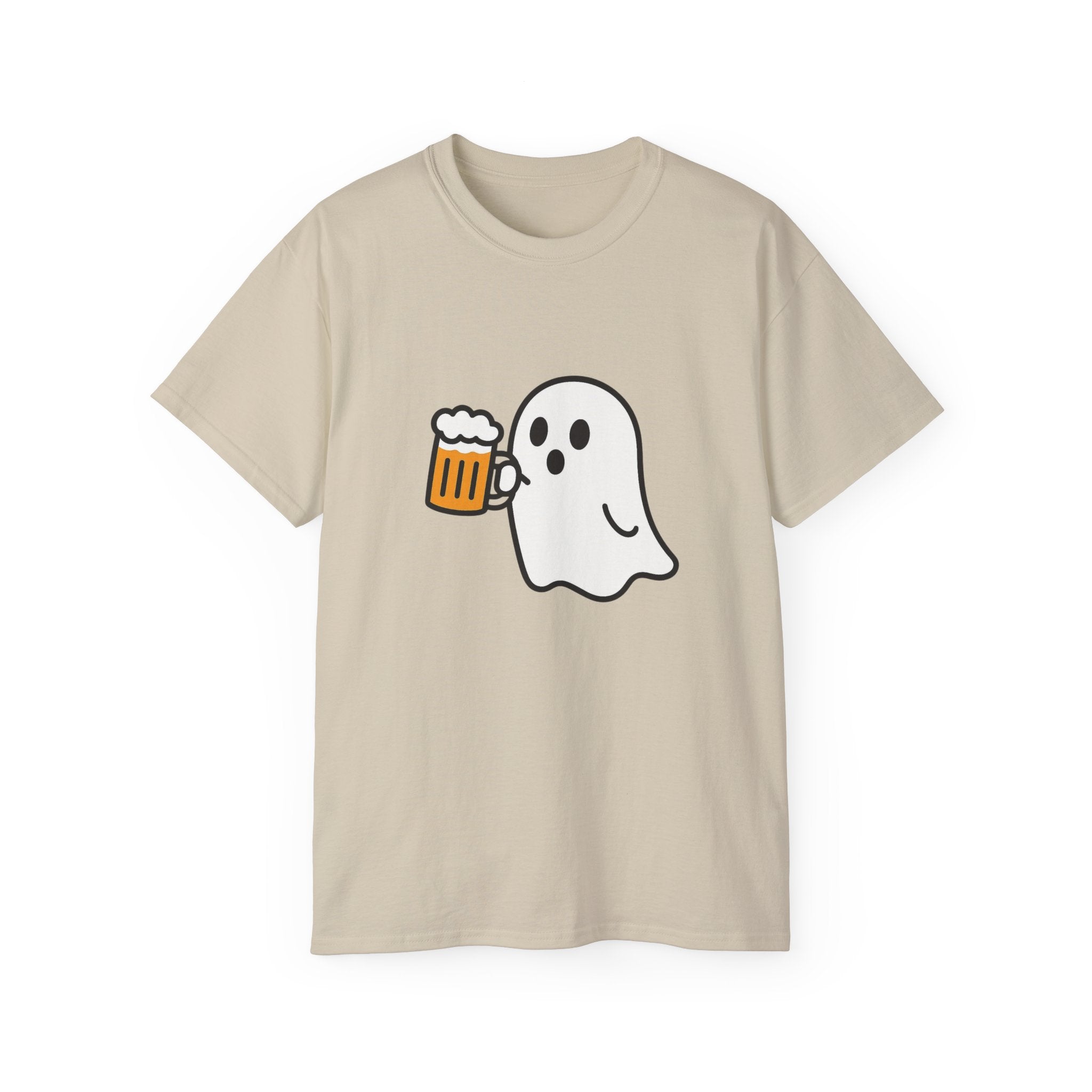 Ghost with Beer Unisex Tee