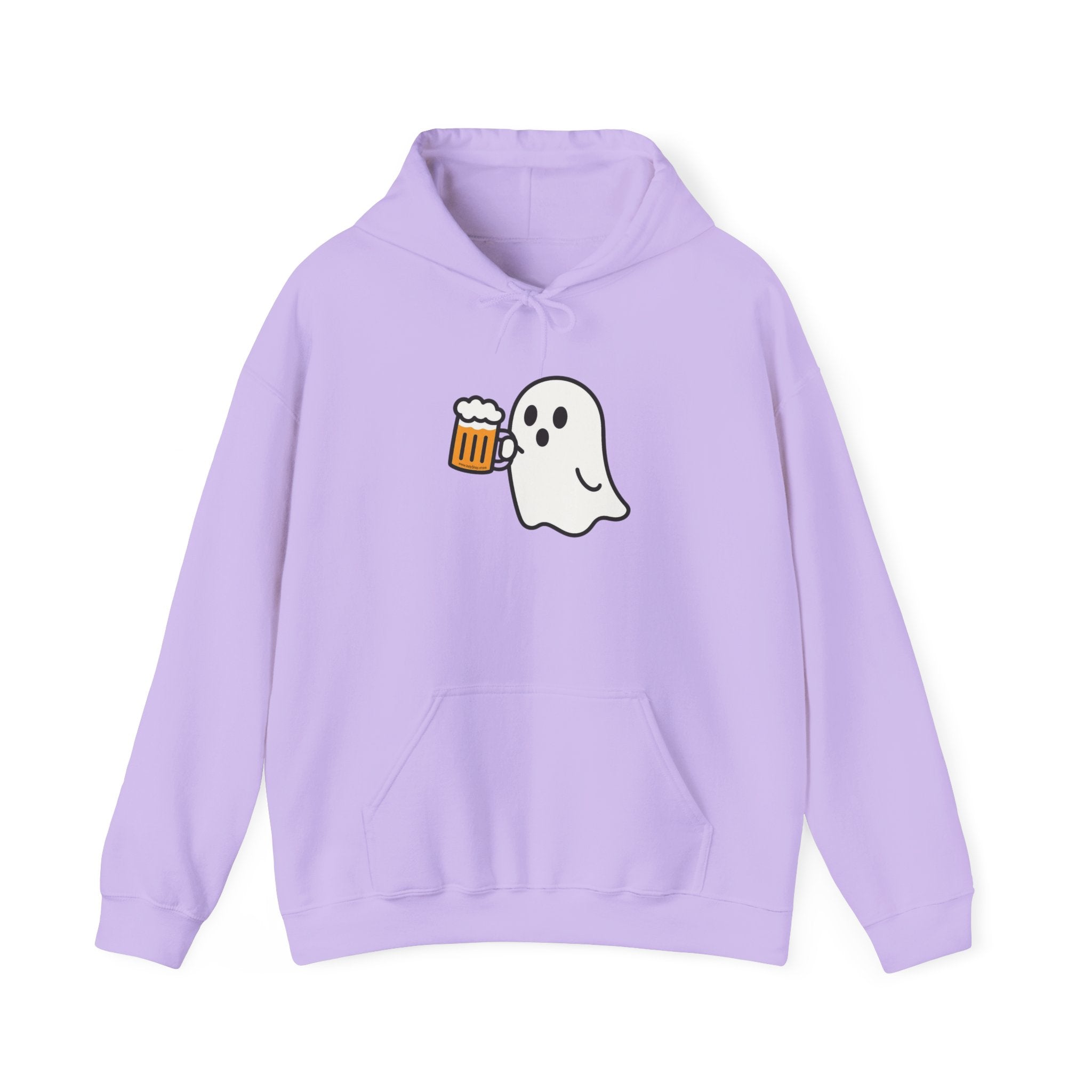 Ghost Drinking Beer Hoodie – Unisex Heavy Blend Sweatshirt