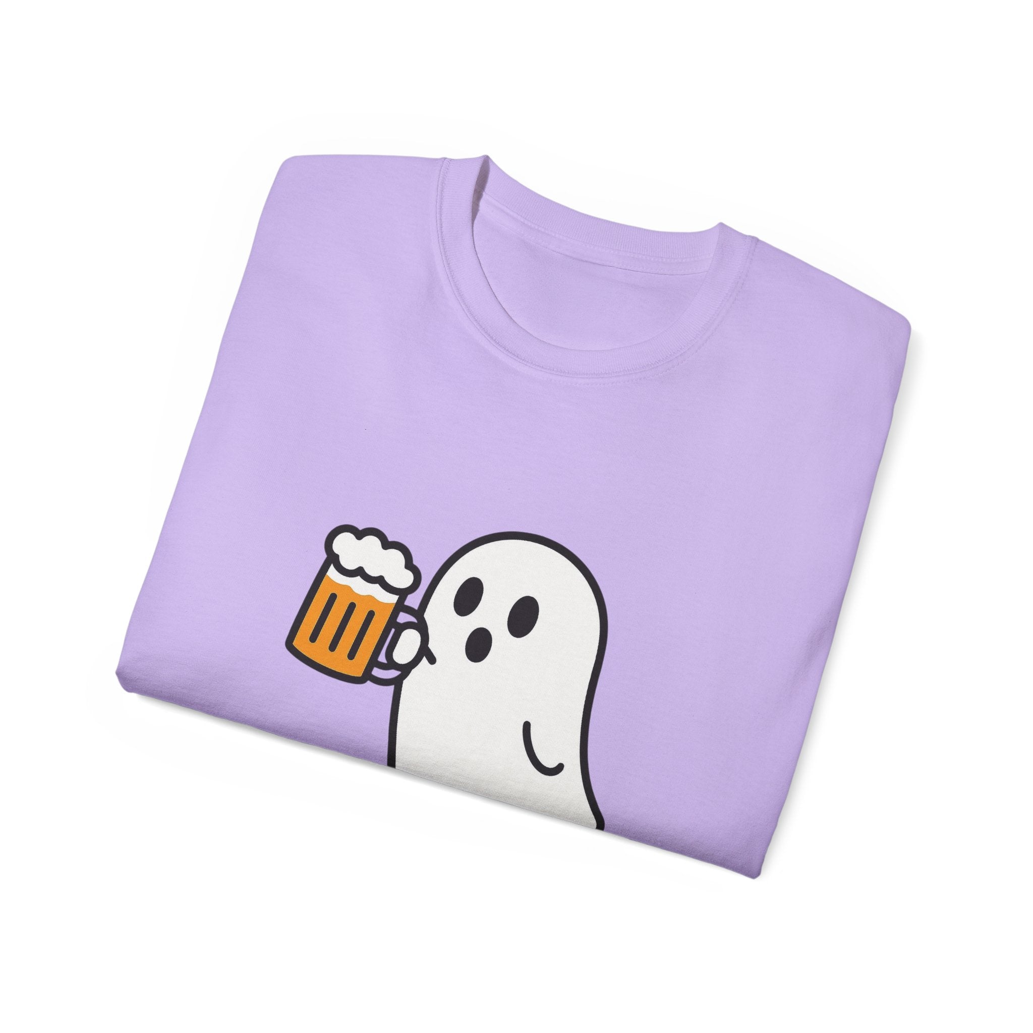 Ghost with Beer Unisex Tee