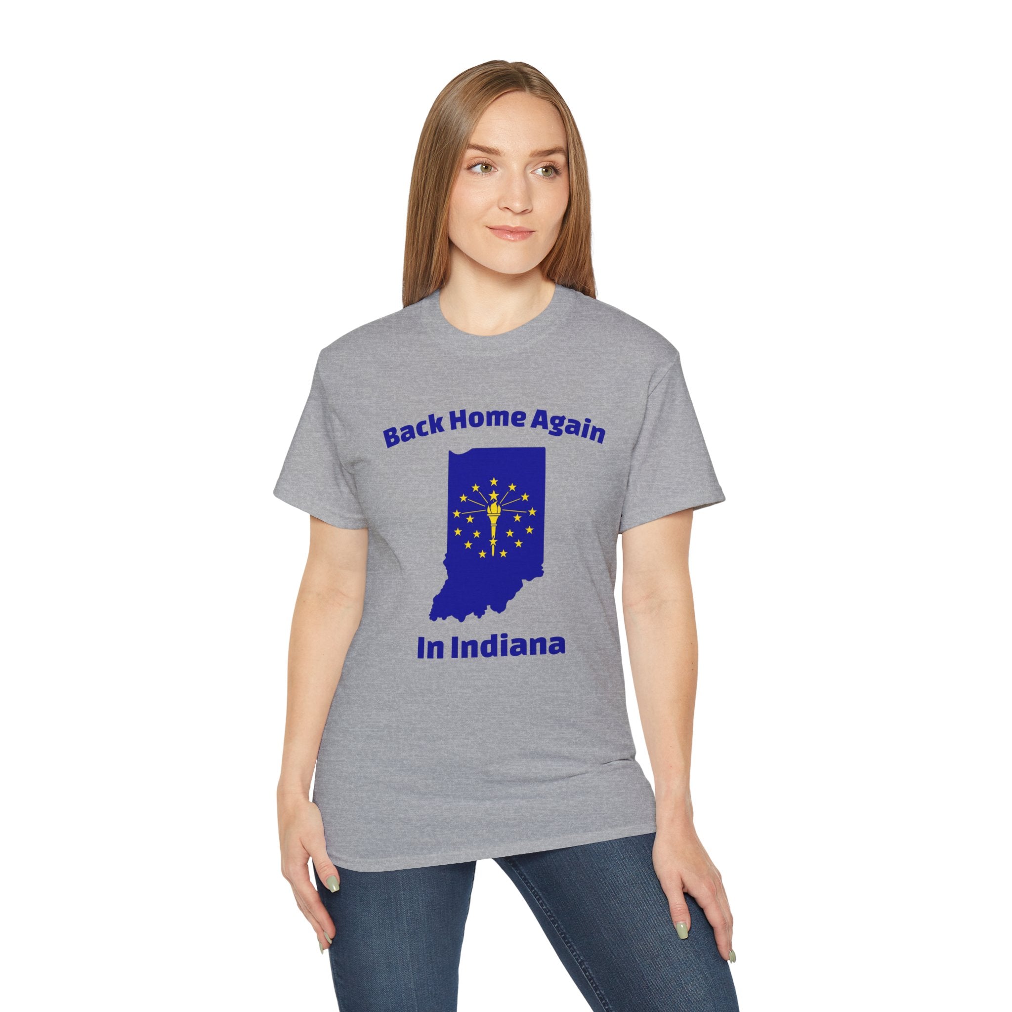 Back Home Again Indiana Unisex Tee
