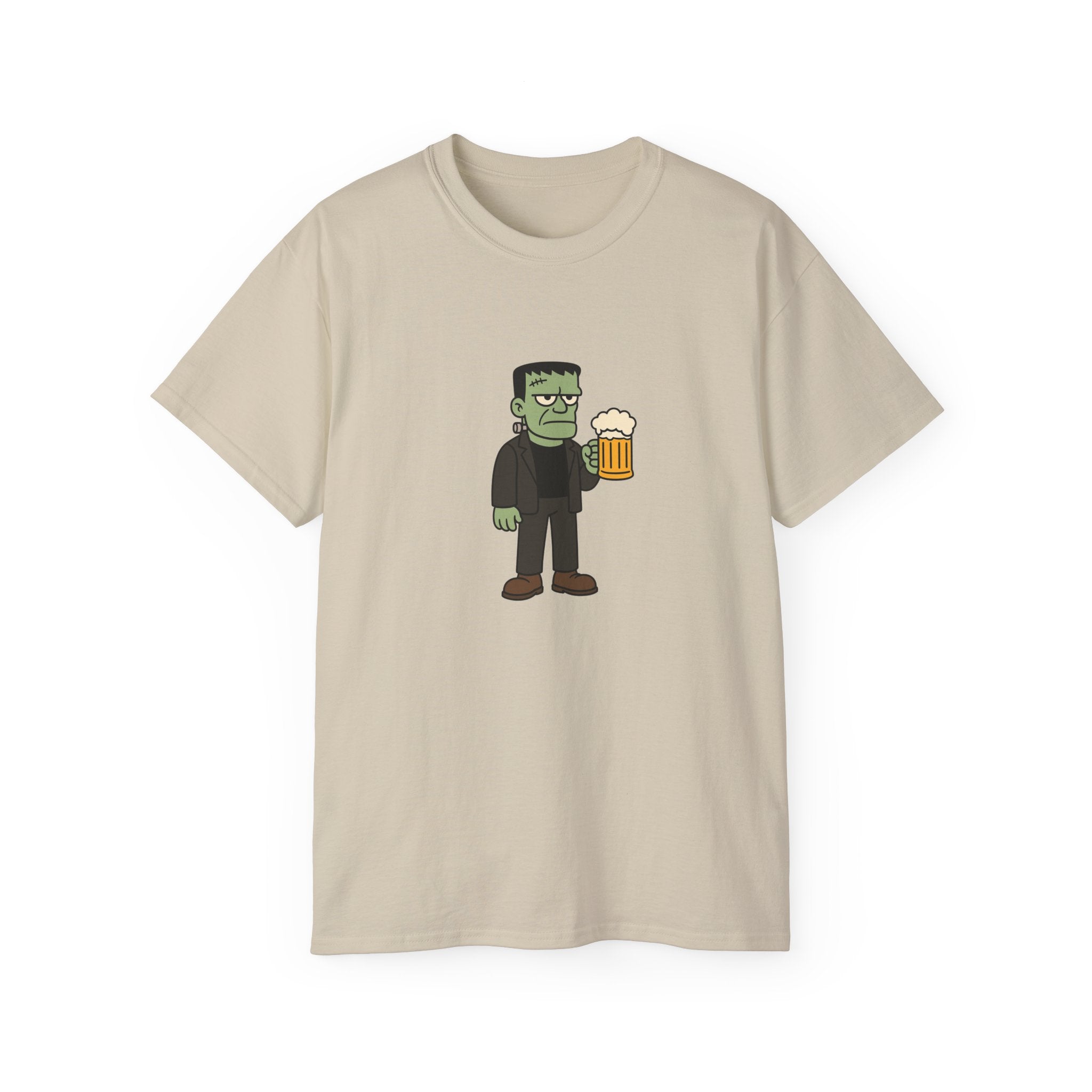 Monster with Beer Unisex Tee