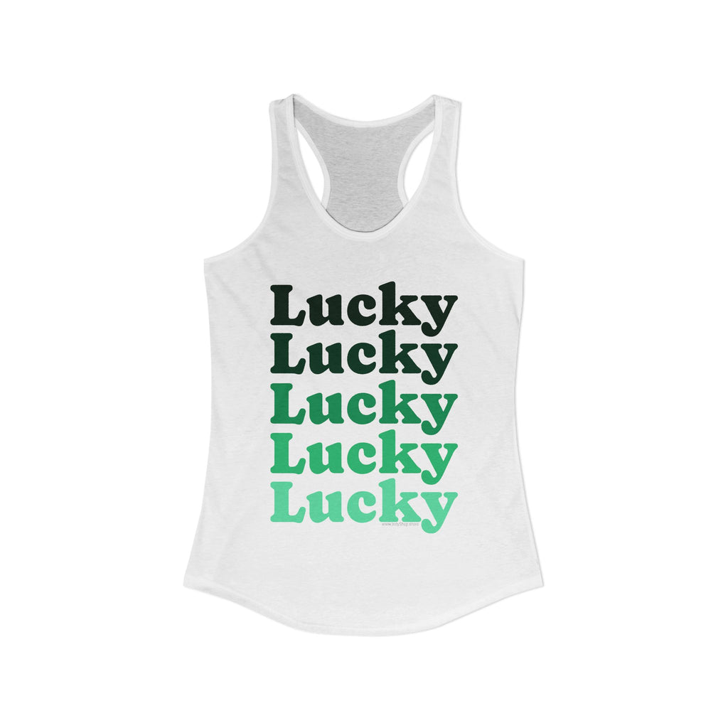 Lucky Women's Racerback Tank | St Patrick's Day